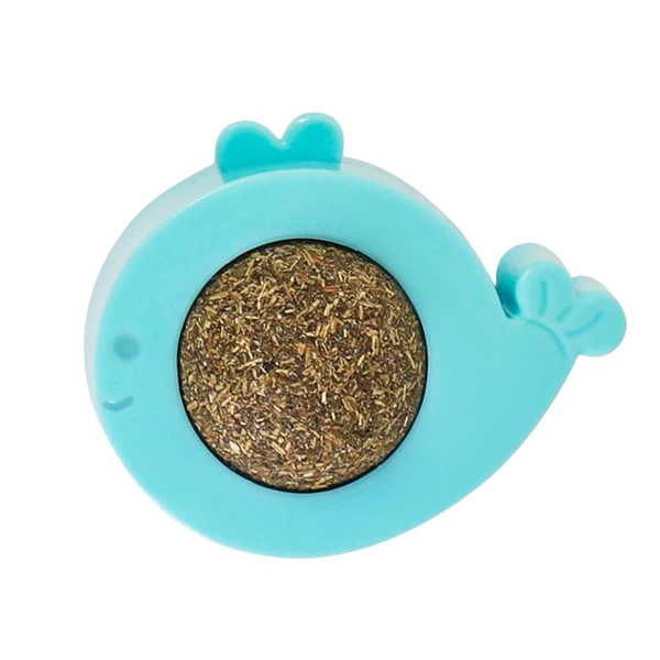 Crafted Maxbell Rotatable Catnip Wall Toys Teeth Cleaning Interactive Kitty Toy for Kitten Blue Sophisticated