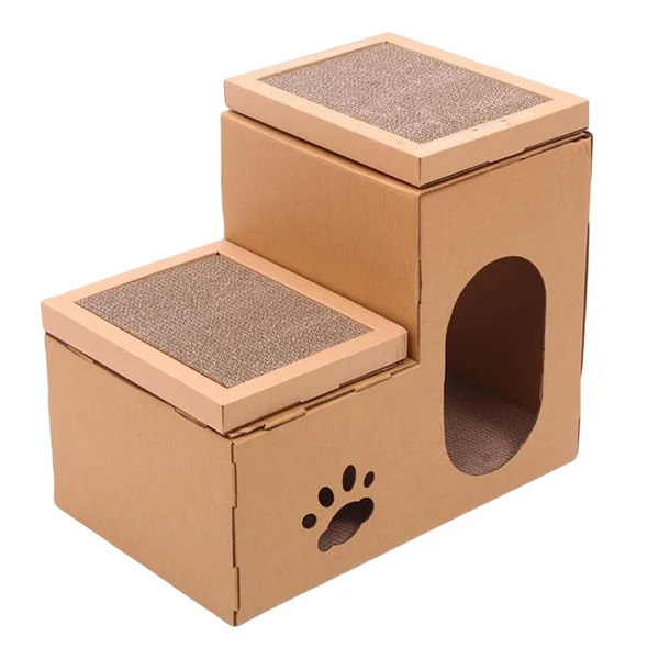 Elite Maxbell Cat Scratcher Pad Bed Scratching Board Double Layer Corrugated Paper Folding Recyclable