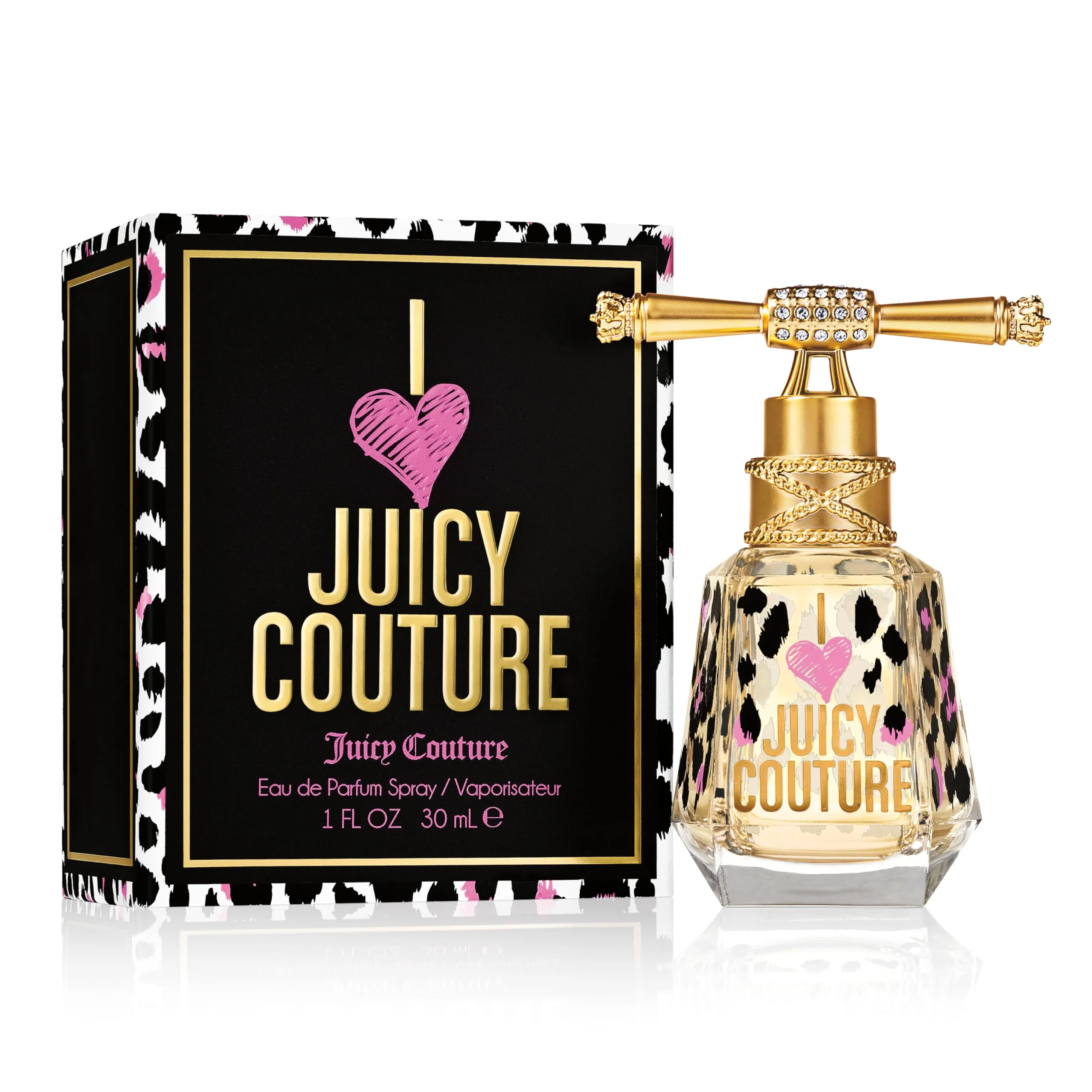 Fine Juicy Couture I Love Juicy Couture Eau De Parfum Women's Perfume with Notes of Candy Apple Tiger Lily Patchouli - Fruity Floral Perfume Easy-to-Use