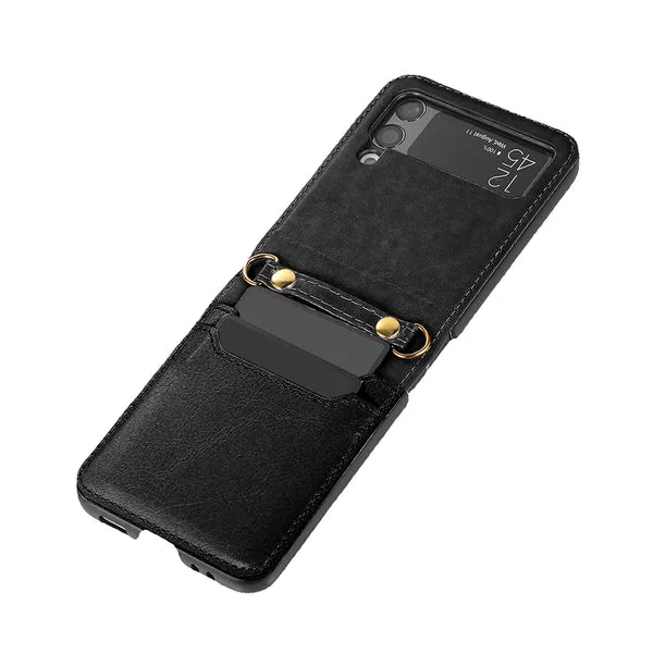 Fashionable Maxbell Phone Case with Card Holder PU Leather Lanyard Wallet Case for Smartphone Classic