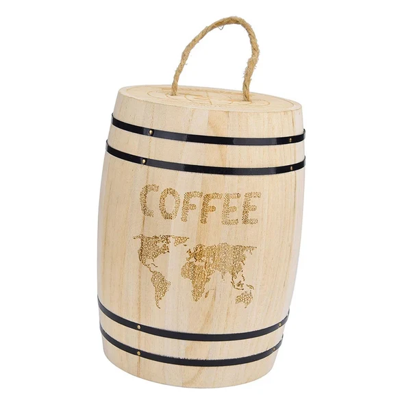 First-Class Maxbell Wooden Barrel Desk Organizer Pencil Holder Stand Durable Chic for Office Comfortable