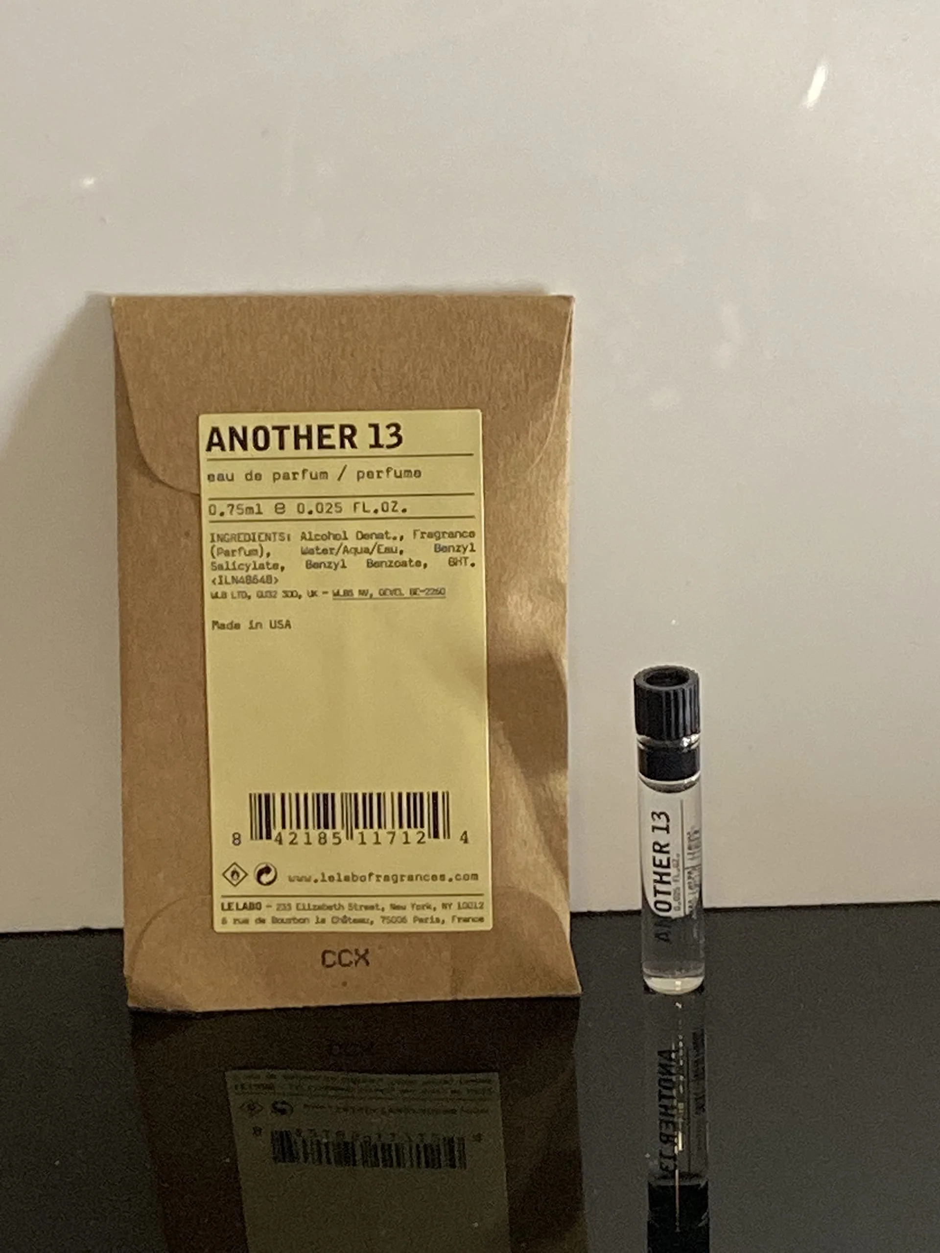 Green Le Labo AnOther 13 Eau de Parfum Dabber Sample - .025 oz. First-Class