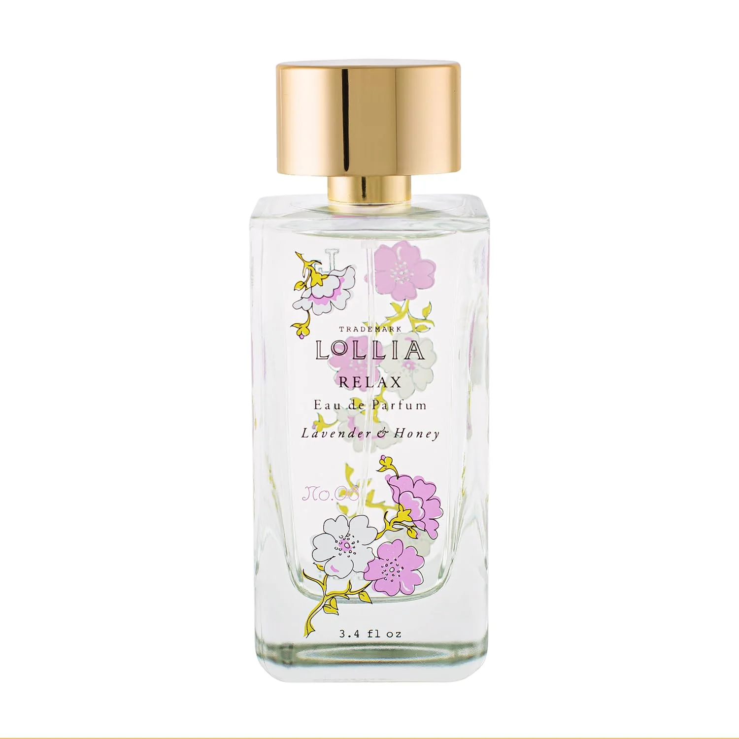 Smooth LOLLIA Relax Eau de Parfum 3.4 fl. oz. - Women's Fragrance with Lavender Honey White Orchids Indian Amber Tahitian Vanilla Minimalist