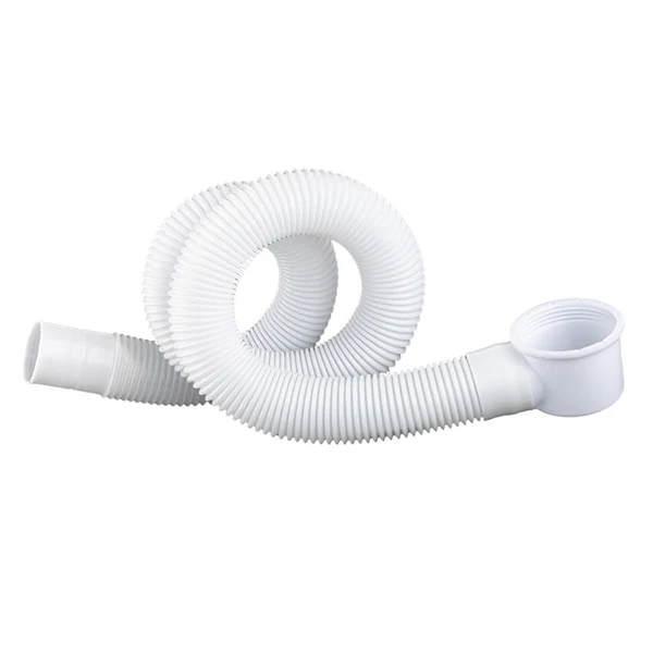 Easy-to-Use Maxbell Household Drain Pipe Drain Tubing Pipe 120cm for Bathtub Shower Soft