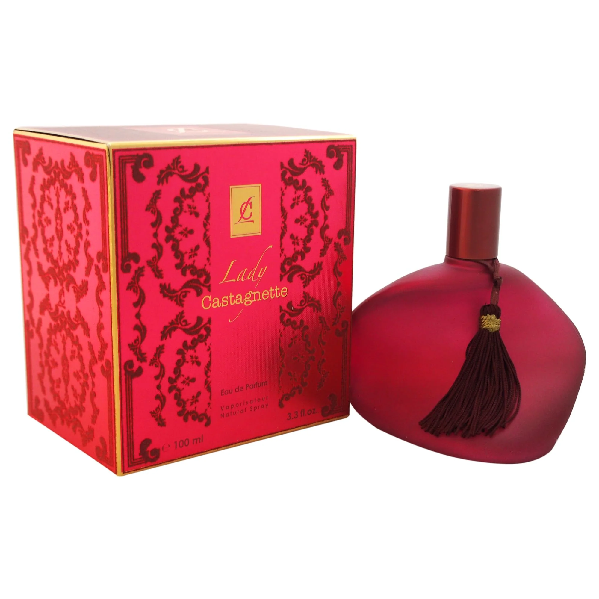 Lightweight Lulu Castagnette Eau de Parfum Spray for Women 3.3 Ounce Secure