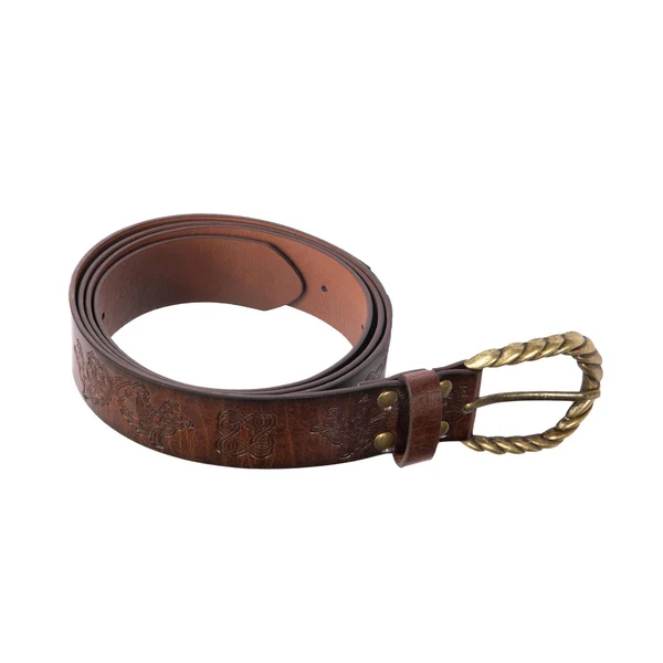 Organic Maxbell Embossed Medieval Belt Cosplay Alloy Buckle Accessories Halloween Brown Superior