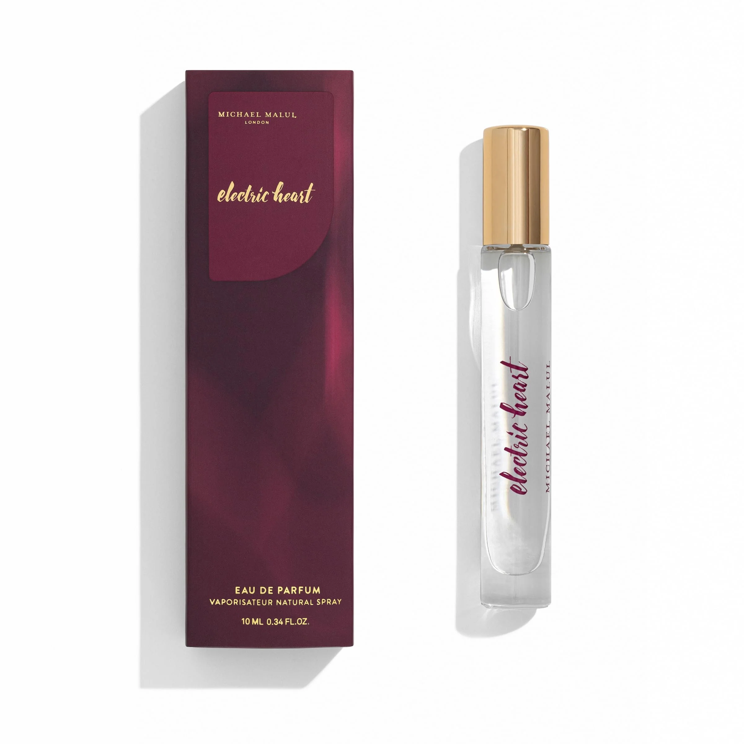 Original Michael Malul Electric Heart Eau de Parfum for Women - 10ml Travel Size Safe