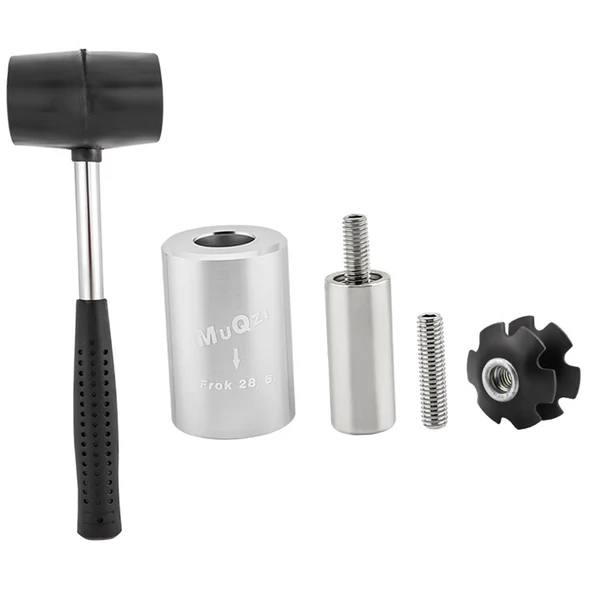 Reliable Maxbell Fork Nut Setter for 1 1 8 inch Tube Headset Nut Installer Gold with Hammer World-Class