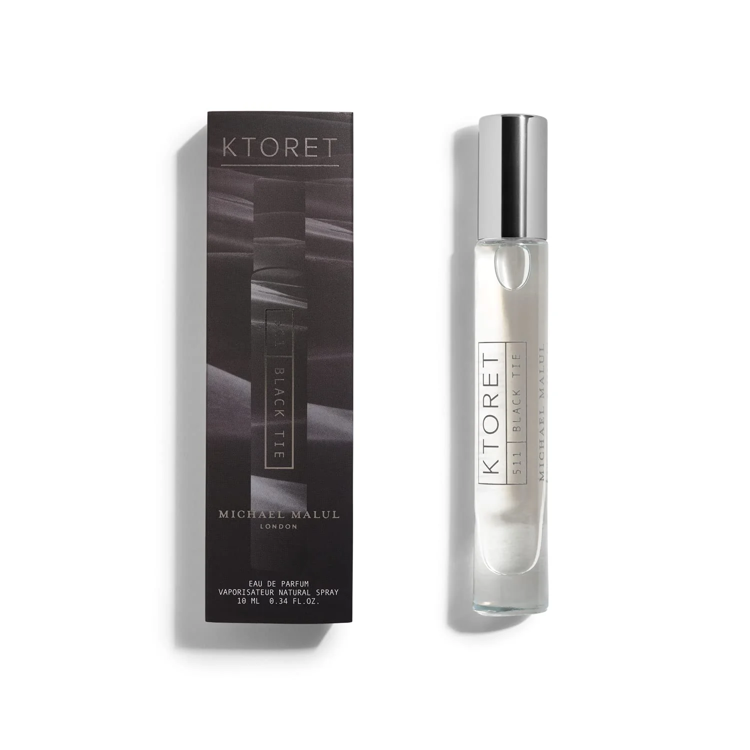 High-Grade Michael Malul KTORET 511 Black Tie Eau de Parfum for Men - 10ml Travel Size Genuine