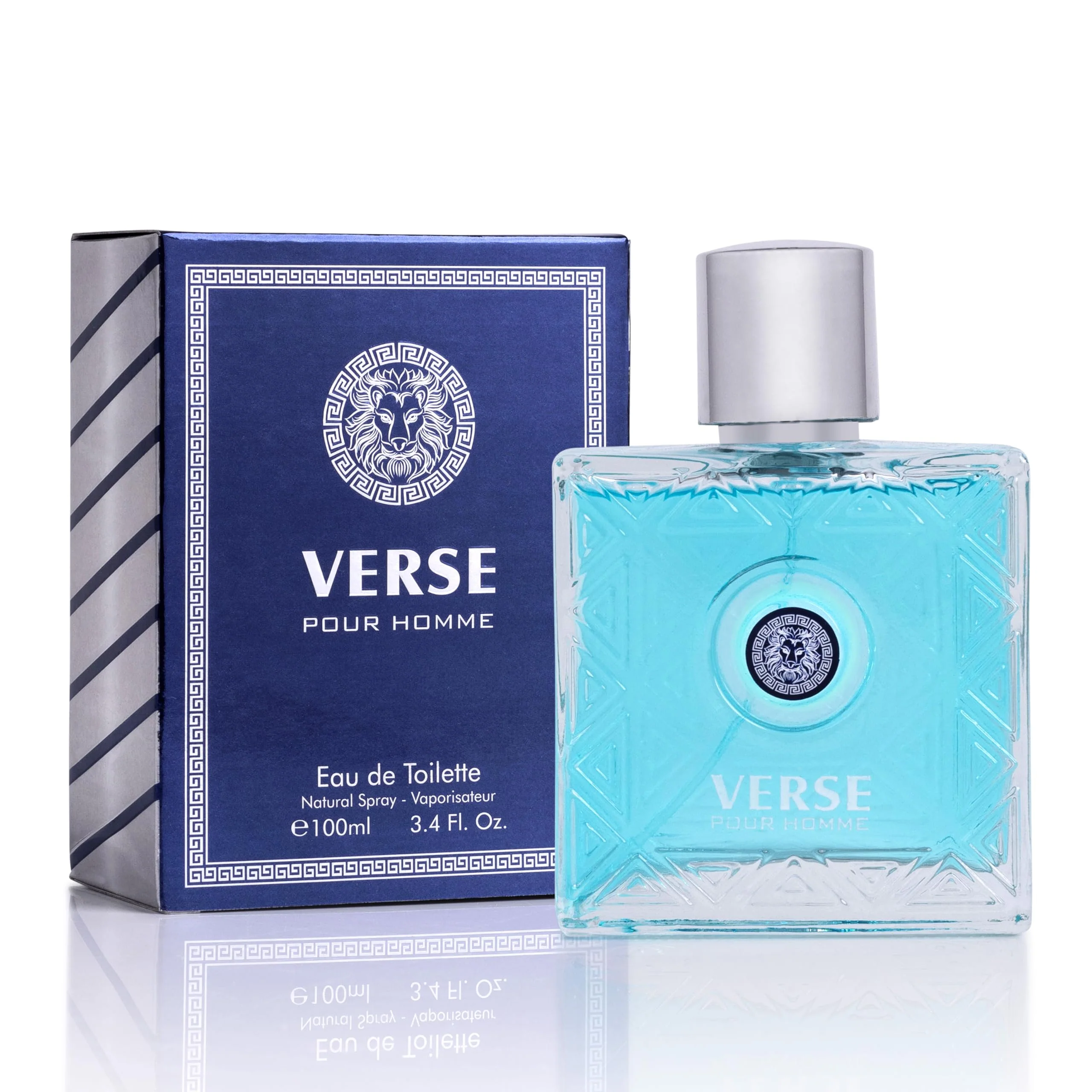 Refined NovoGlow Verse Pour Homme Eau De Parfum Spray for Men Long Lasting Citrusy Floral Masculine Fragrance Smell Fresh All Day Long Gift for Men for All Efficient
