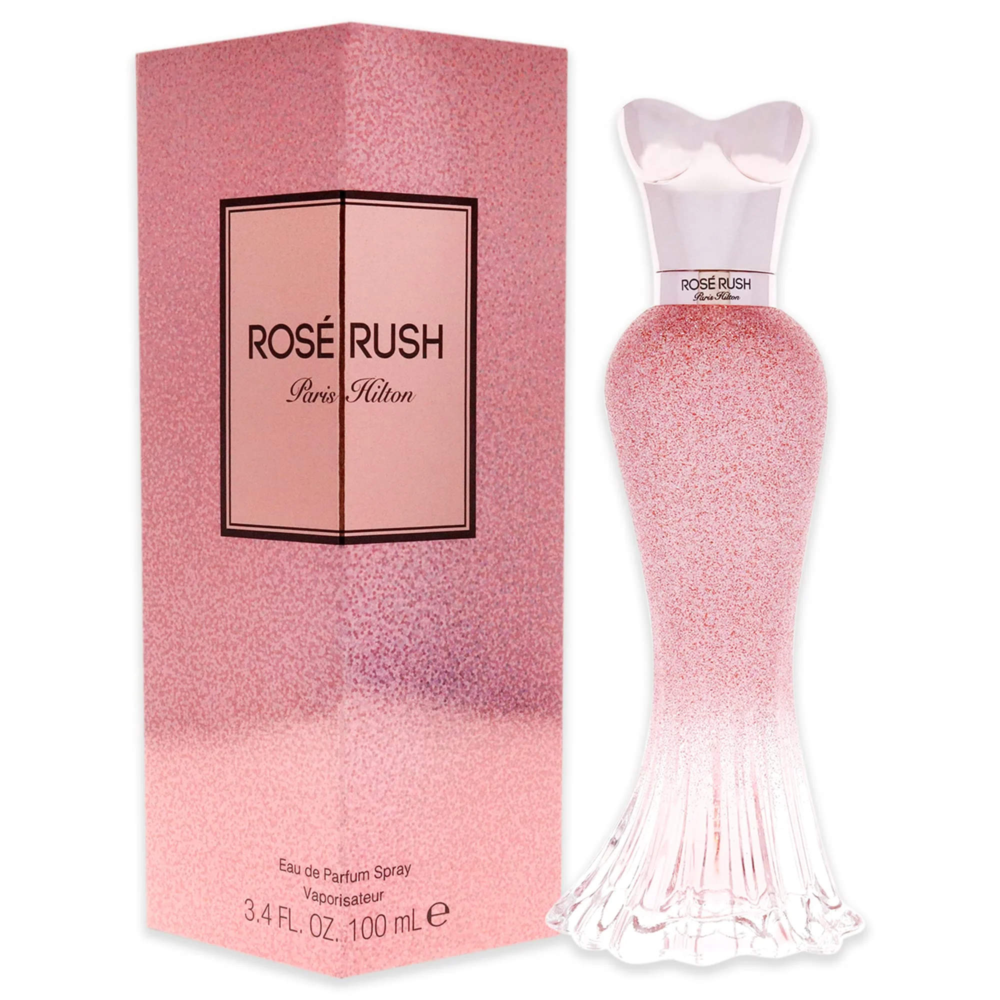 Superior Paris Hilton Rose Rush Eau de Parfum Spray Perfume for Women Floral and Fruity Fragrance Notes of Papaya Peony Cedar and White Musk Feminine Verified