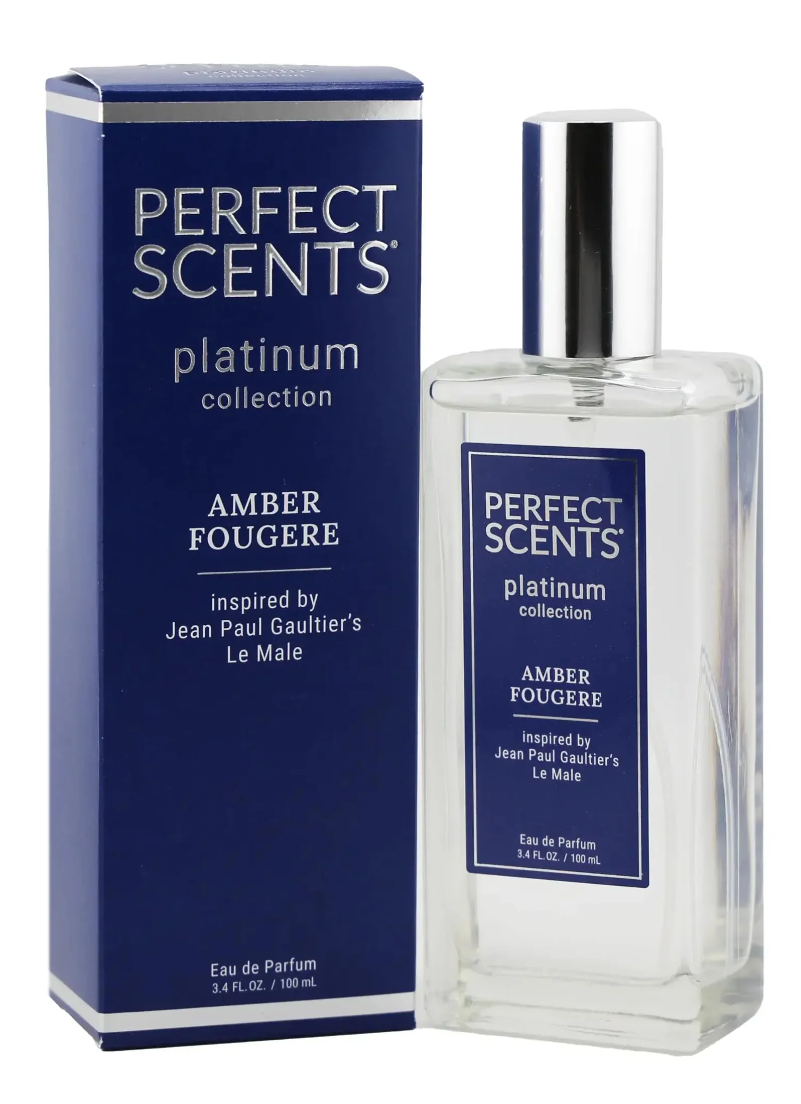 Efficient Scents Fragrances Inspired by Jean Paul Gaultier s Le Male Platinum Collection Amber Fougere Men s Eau de Parfum Vegan Paraben Flexible
