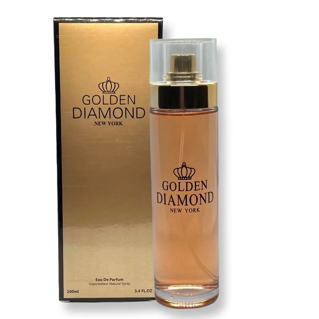 Fast Secret Plus Golden Diamond Eau de Parfum for Women 3.4 Fl Oz Floral Classic Fragrance Prestigious