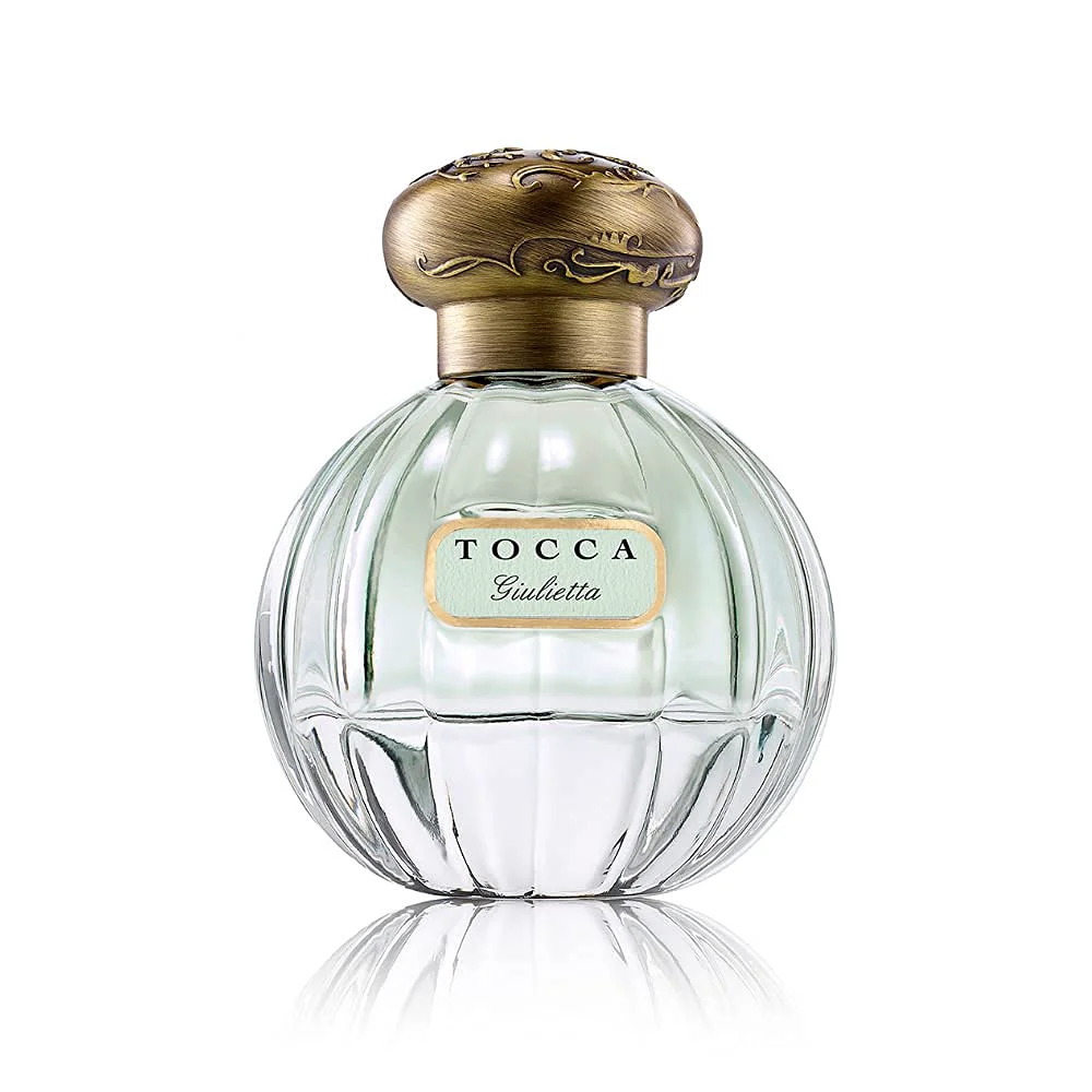 World-Class Tocca Giulietta Women's Perfume 1.7oz 50 ml - Fresh Floral Pink Tulips Green Apple Vanilla Orchid Fragrance - Hand-Finished Bottle Classic