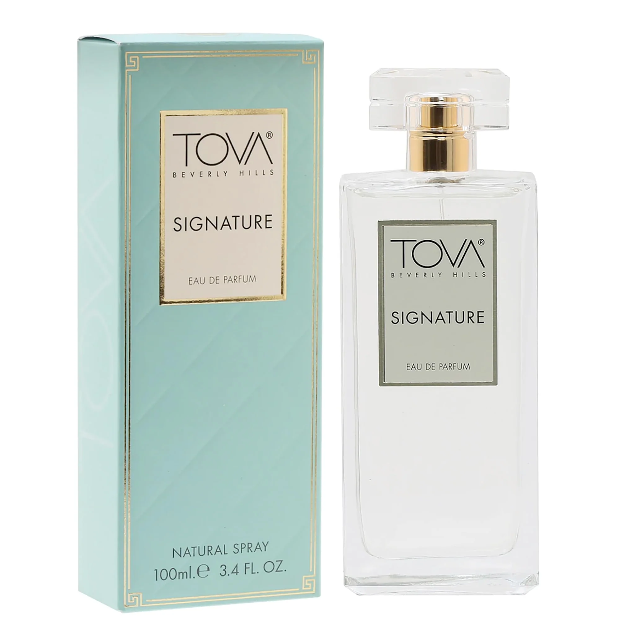 Flexible Tova Signature Eau de Parfum - Classic Bergamot Jasmine Lavender Perfume for Women - Timeless Scent - USA-Made Cruelty- - 3.4 fl oz Healthy