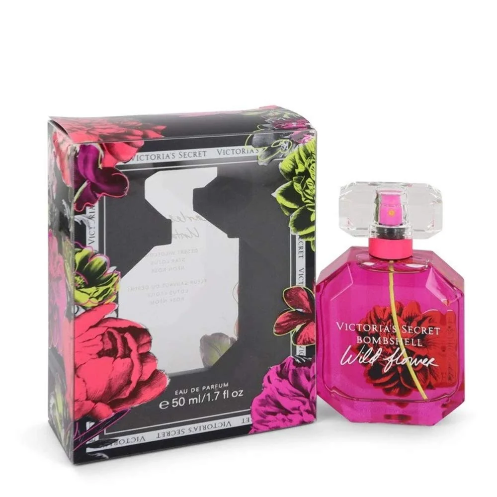 Detailed Victorias Secret Bombshell Wild Flower Perfume 1.7 fl oz Trendy