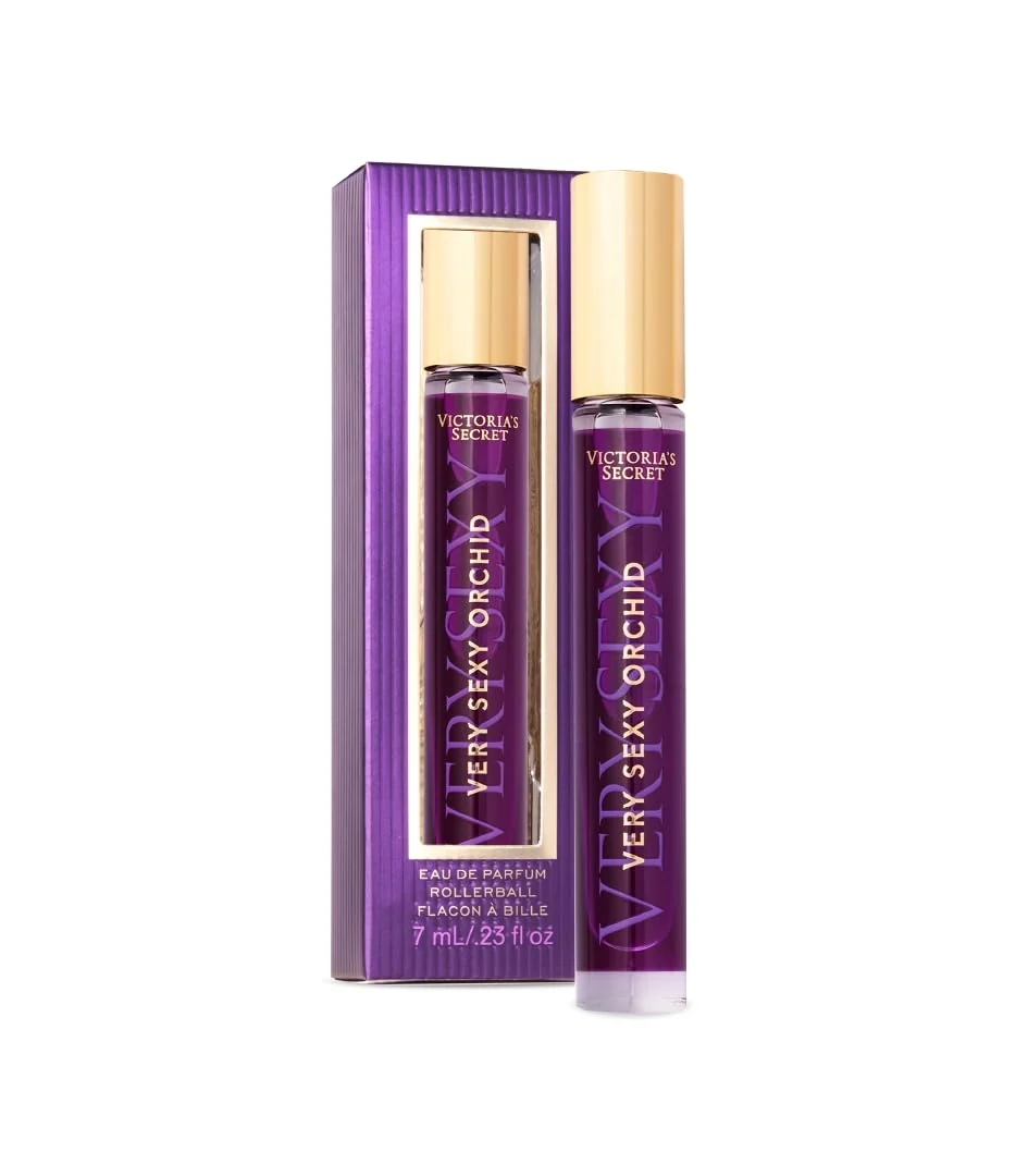 World-Class Victoria's Secret Very Sexy Orchid Eau de Parfum Rollerball Notes of Blackcurrant Orris Woods Sheer Patchouli Travel Size Mini Perfumes for Women Casual