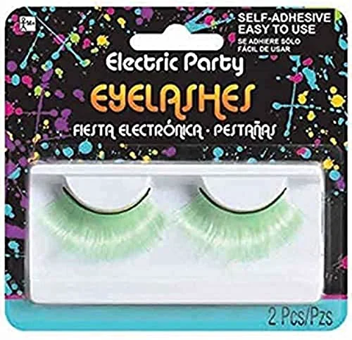 Genuine Amscan Neon Green Eyelashes Exceptional