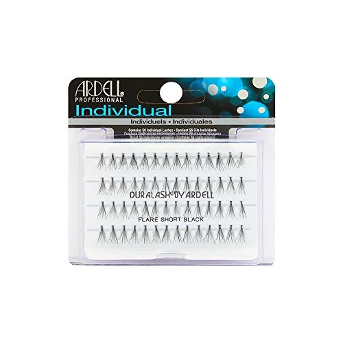 Flexible Ardell DuraLash Lashes - Flare Short Black Pack of 1 Soft
