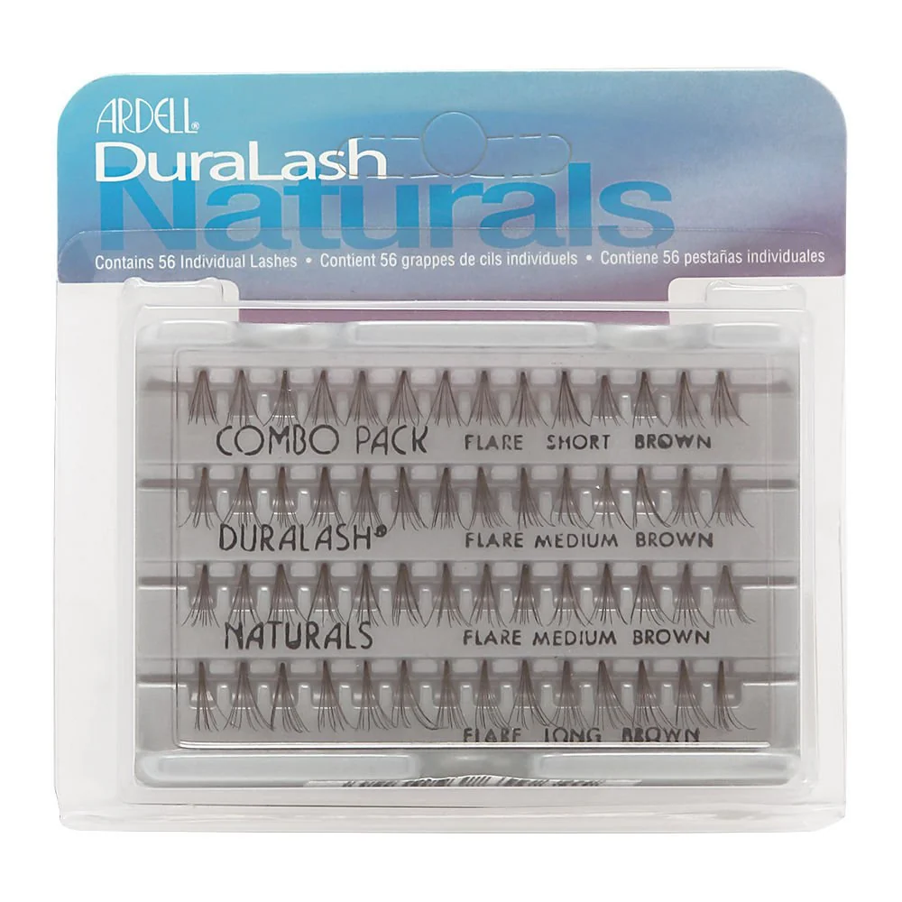 Innovative Ardell DuraLash Naturals Combo Pack - Flare Short Medium Long Brown 240486 Fine Crafted