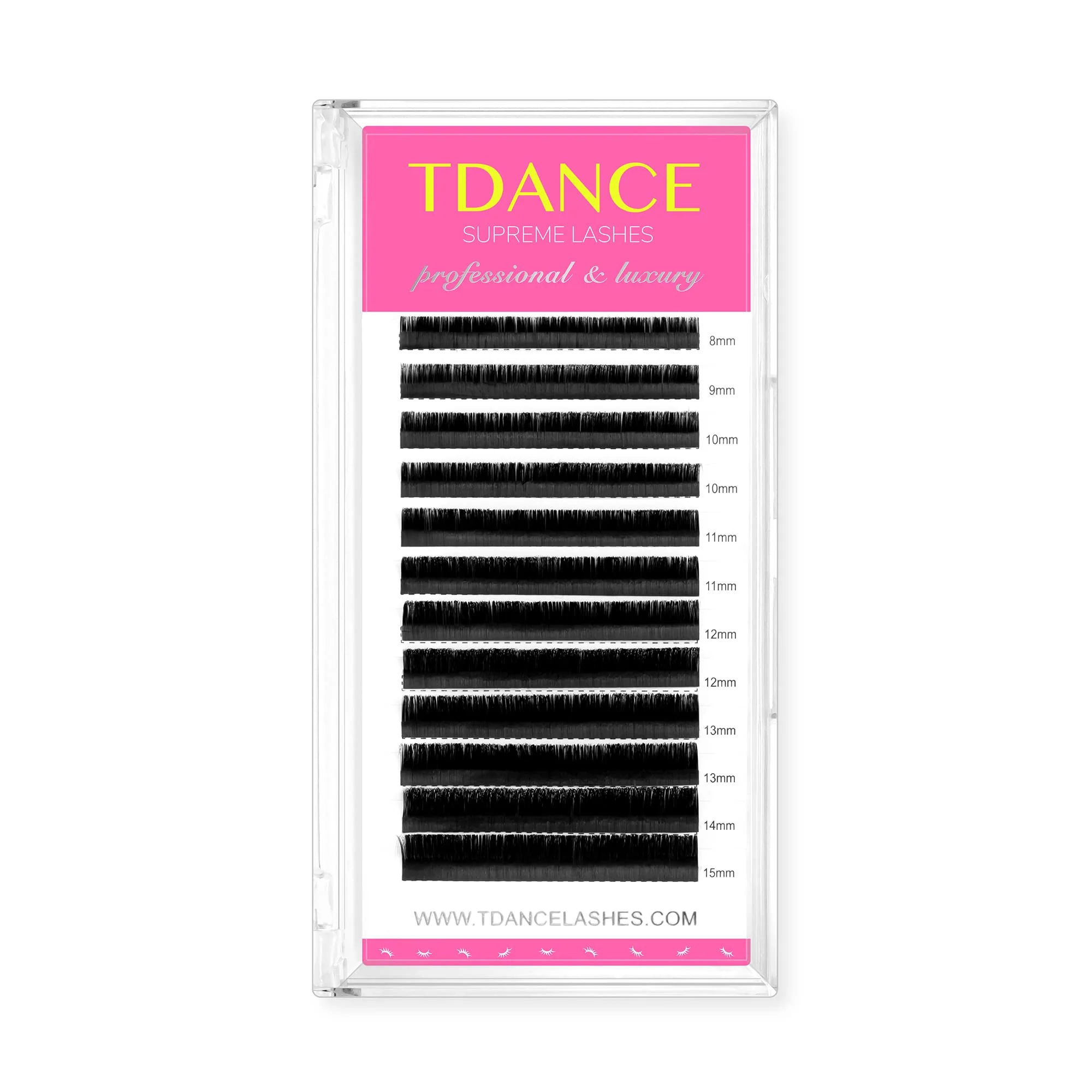 Proven TDANCE Lash Extension Matte Black Eyelash Extension C CC D DD J B L Curl Volume Classic Lash Extensions 0.03-0.18mm Thickness Professional Salon Exclusive