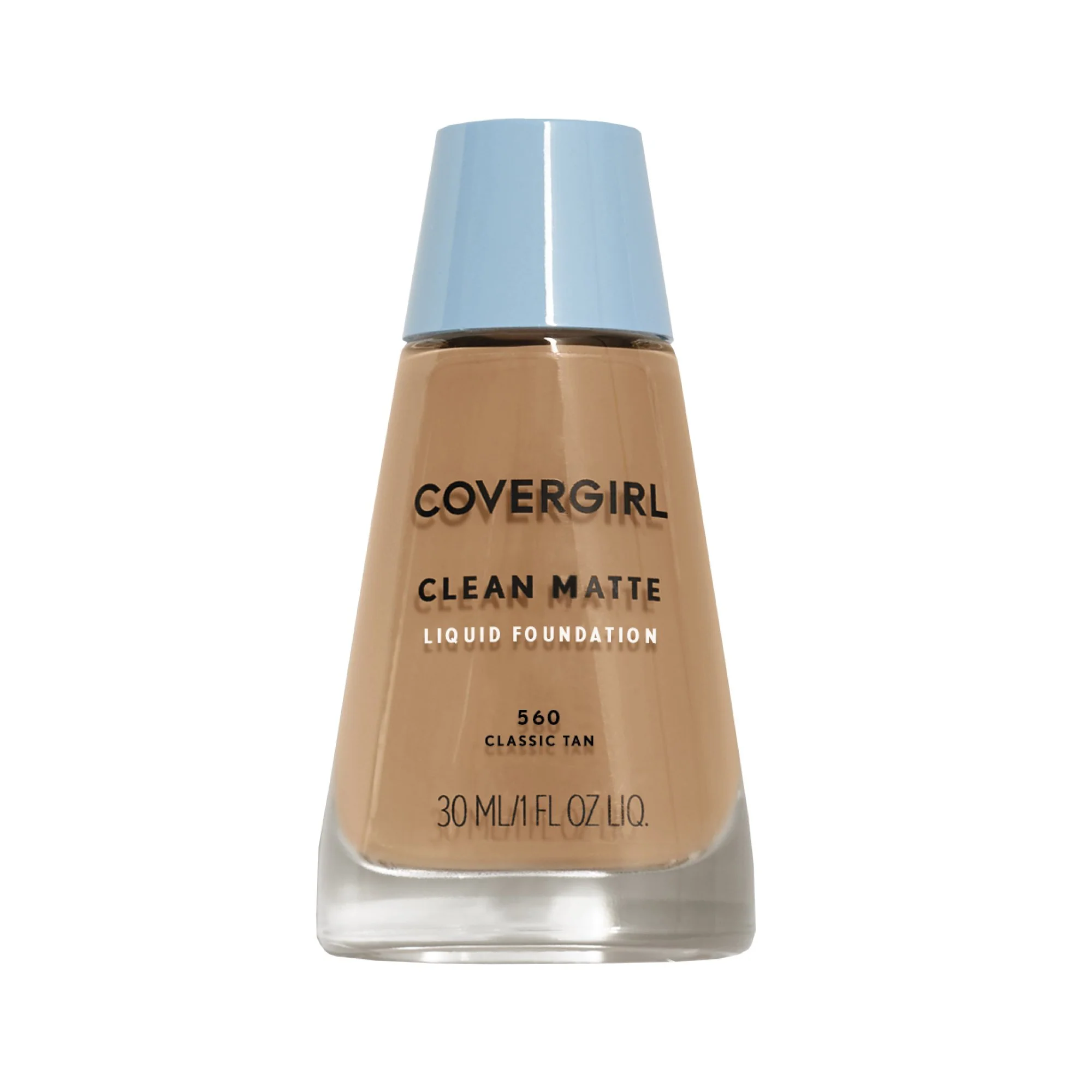 Traditional CoverGirl Clean Oil Control Liquid Makeup Classic Tan W 560 1.0 Ounce Bottle Healthy