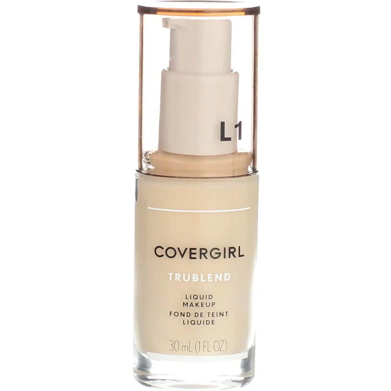 Breathable Cover Girl Trublend Liquid Foundation Ivory L1 - Pack of 2 Green