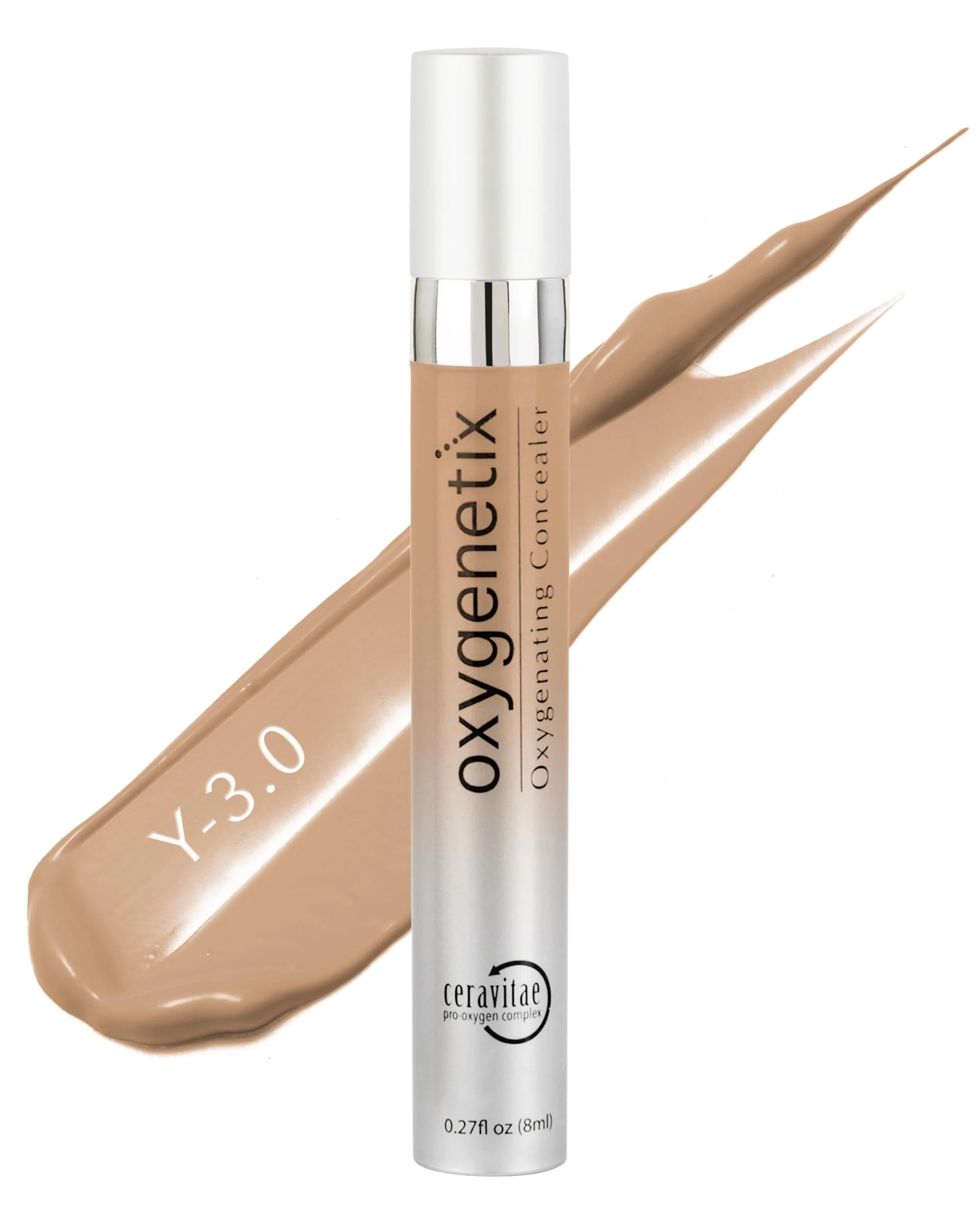 Safe Oxygenetix Oxygenating Concealer - Y-3.0 Full Coverage for Dark Circles Face Body Lightweight Sweat-Resistant Formula Green
