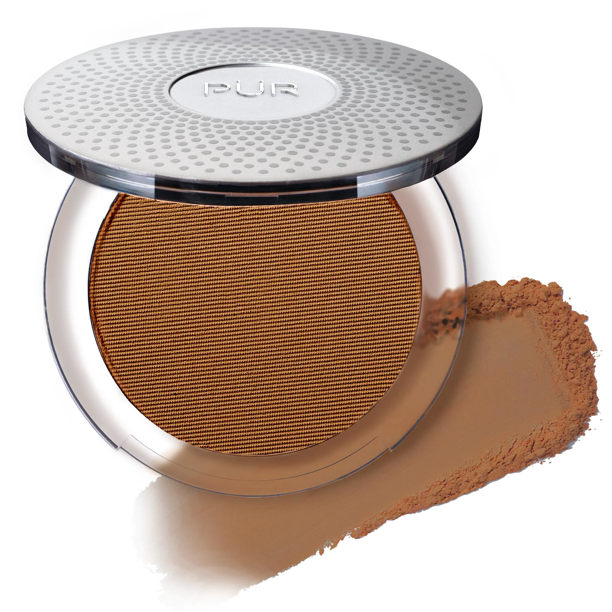Fine Crafted PUR Beauty 4-in-1 Pressed Mineral Makeup Powder Foundation with SPF 15 - Concealer Finishing Compact Pressed Powder for Face - Buildable Medium Efficient