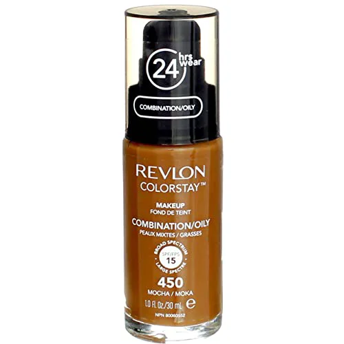 Trendy Revlon Colorstay Makeup for Combination Oily Skin Mocha 1-Ounce Bottle Unique