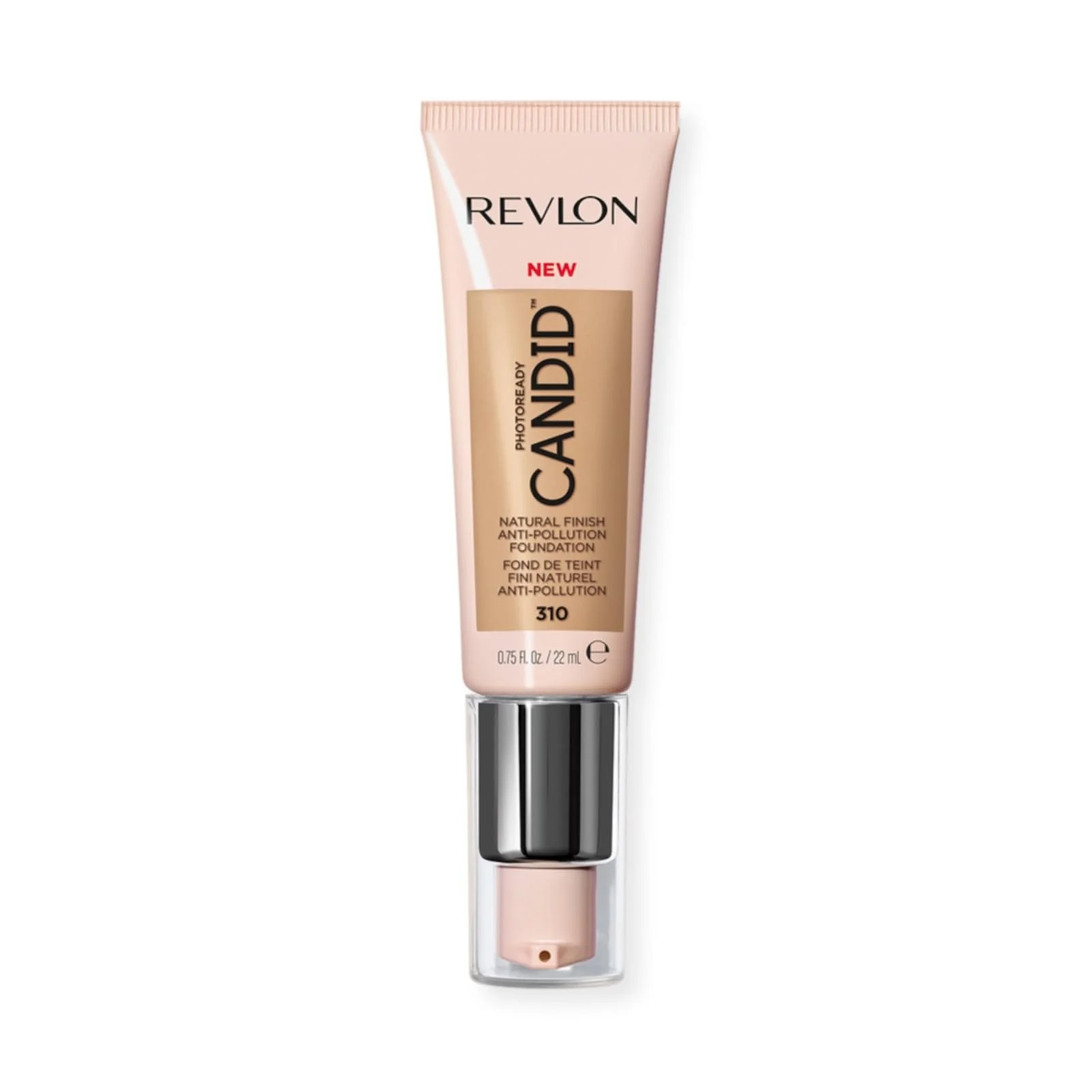 Advanced Revlon PhotoReady Candid Natural Finish Foundation with Anti-Pollution Antioxidant Anti-Blue Light Ingredients 310 Butterscotch 0.75 fl. oz. Authentic