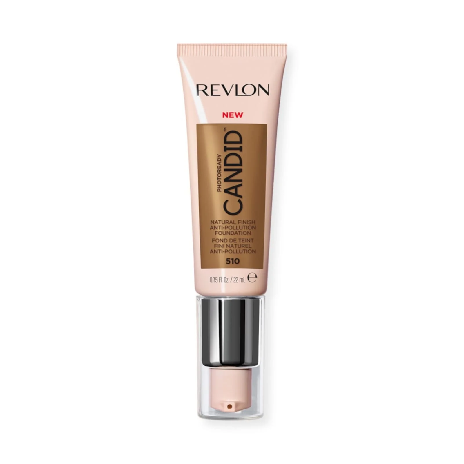 Effective Revlon PhotoReady Candid Natural Finish Foundation with Anti-Pollution Antioxidant Anti-Blue Light Ingredients 510 Cappuccino 0.75 fl. oz. Professional