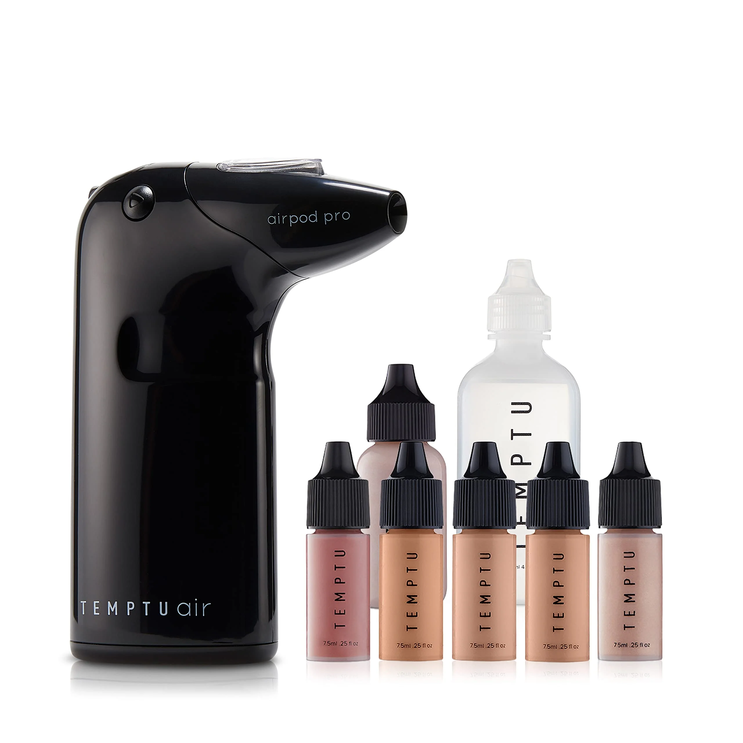 Casual TEMPTU Air Intro Airbrush Makeup Kit in Light to Medium 9-Piece Set Includes Cordless Device Refillable Makeup Cartridge 3 Canvas Superior