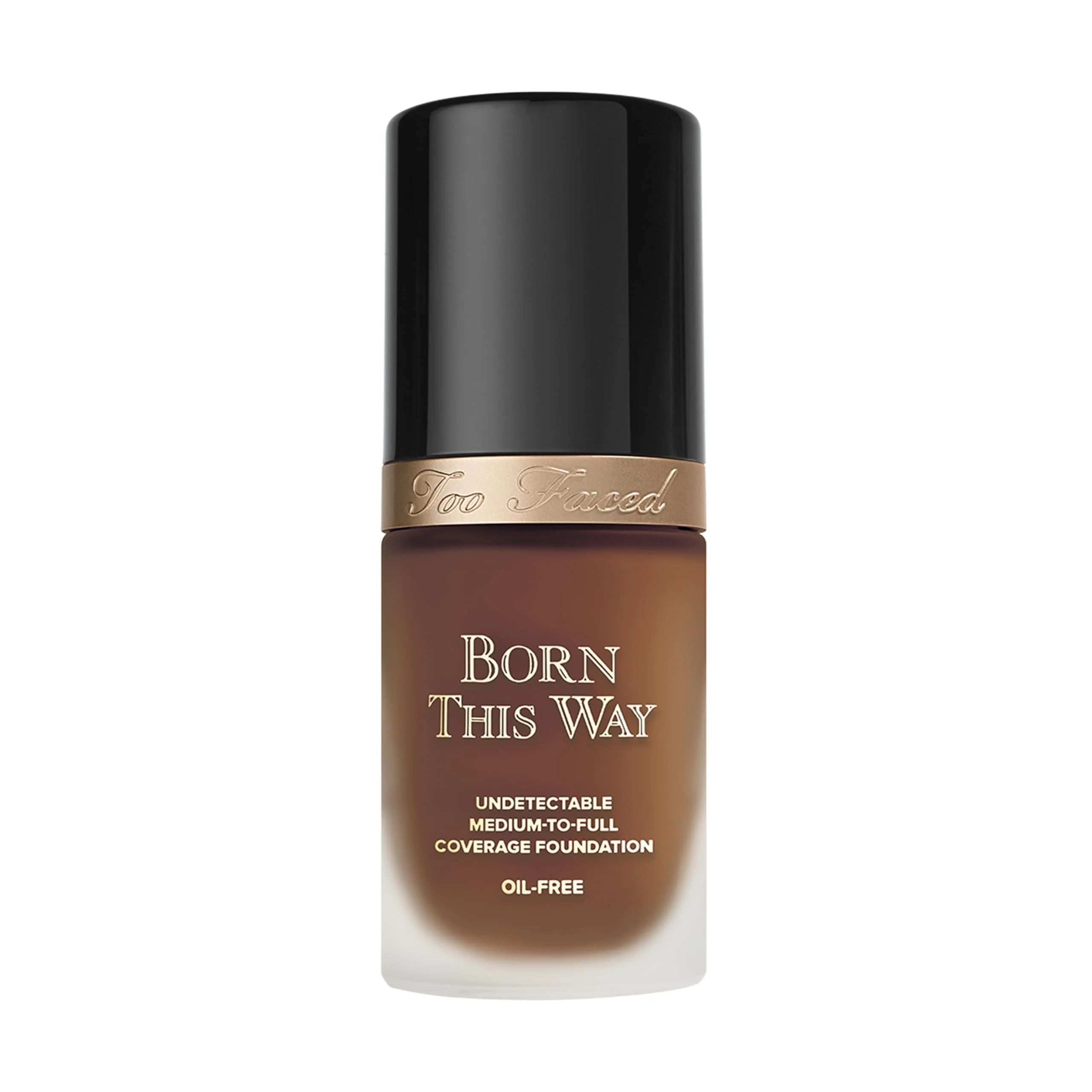 Contemporary Too Faced Born This Way Natural Finish Longwear Liquid Foundation Medium-To-Full Coverage Hydrating Oil 1 Fl Oz Cocoa Original