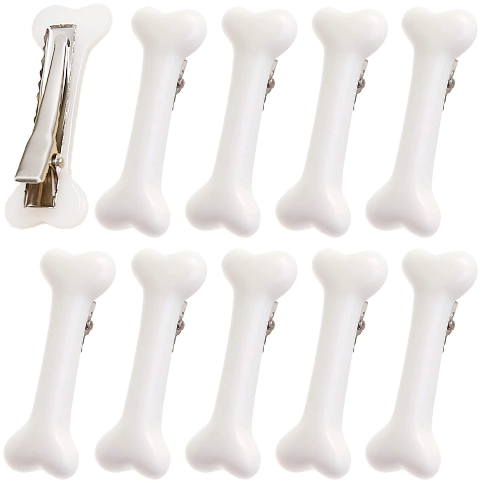 Professional 10PCS Dog Bone Hair Clips Decorative Side Band Clips Hairpins Alligator Barrettes Cosplay Costume Hair Accessories for Christmas Halloween 5Pairs World-Class