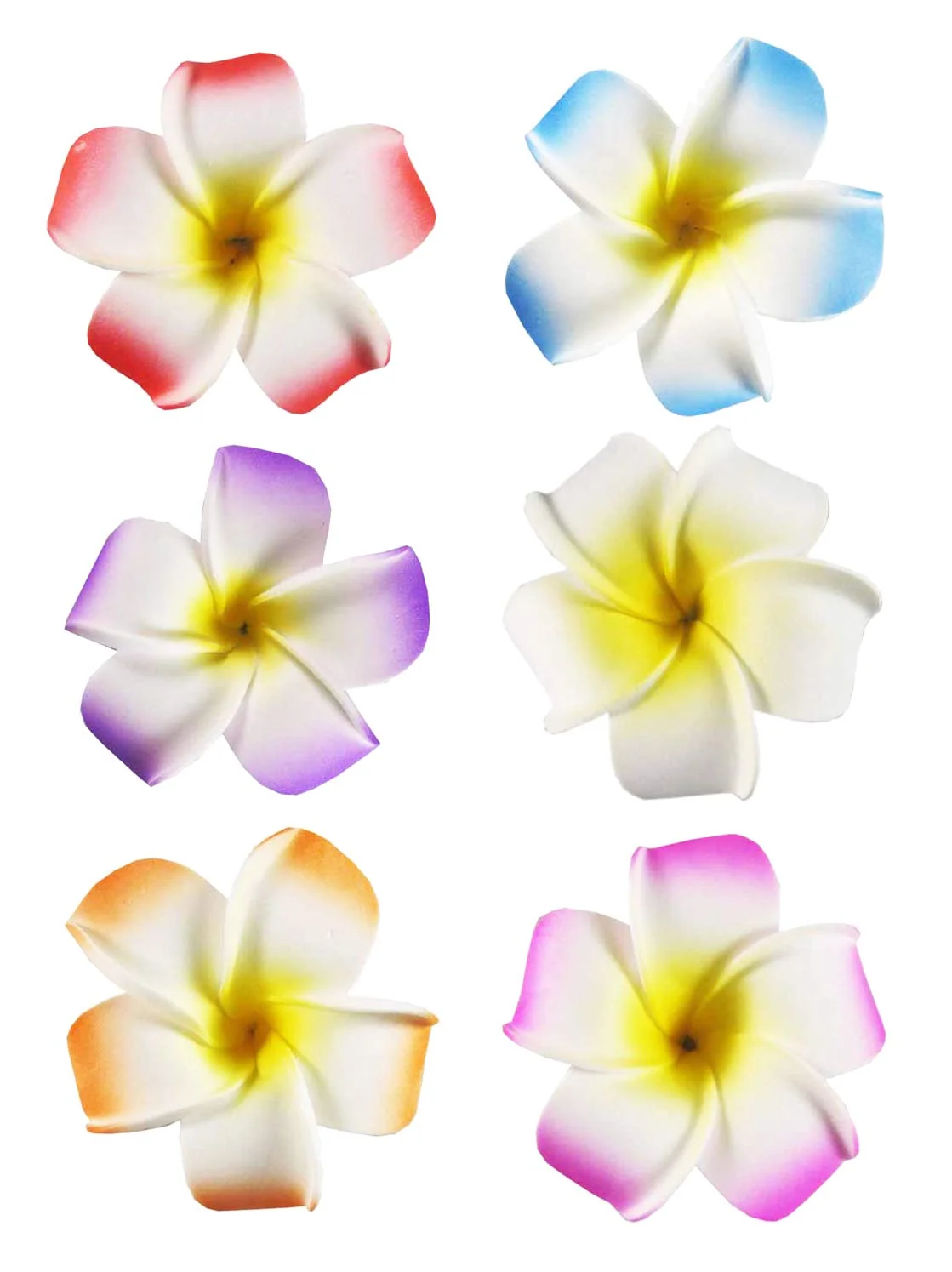 High-End 2.5 Hawaiian Hair Flower Clip Hair Barrettes for Women.Hair Buckle 4 Moana Luau Hawaiian Dresses for Women-6pc Hair Clips for Thin Hair Hair Clips Powerful