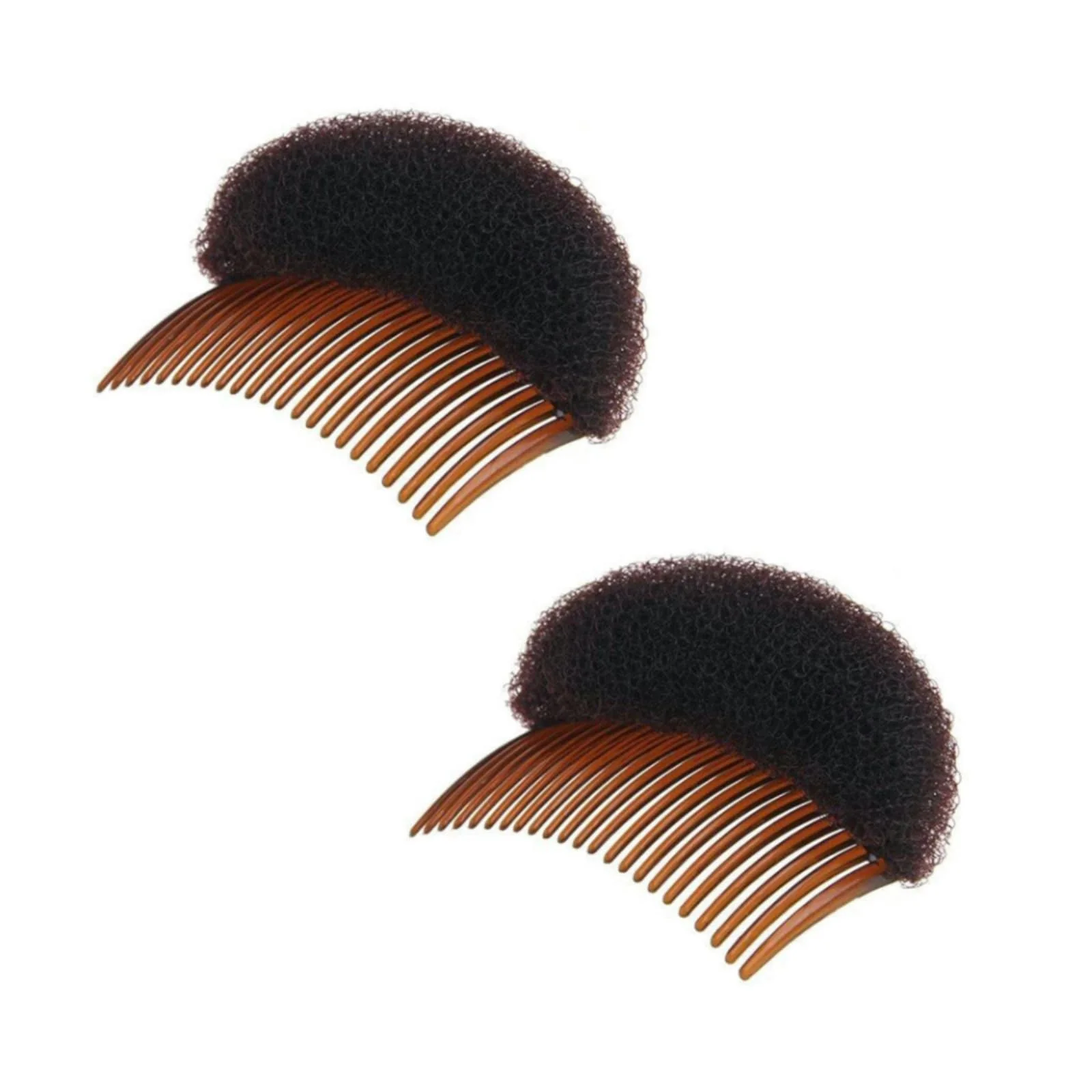 Expertly Made 2pcs Women's Hair Styling Accessories - Soft Foam Hair Inserts Bump Up Pads Clip Bun Maker and Braid Tool Sustainable