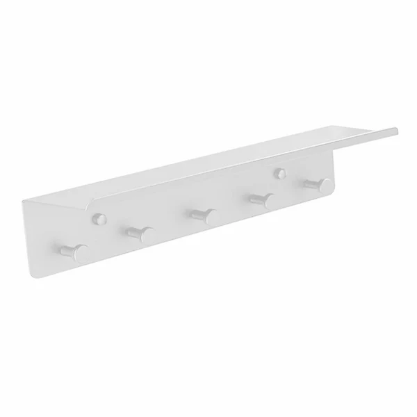 World-Class Maxbell Wall Mounted Key Hook Key Organizer Rack for Entryway Porch Bedroom White Premium