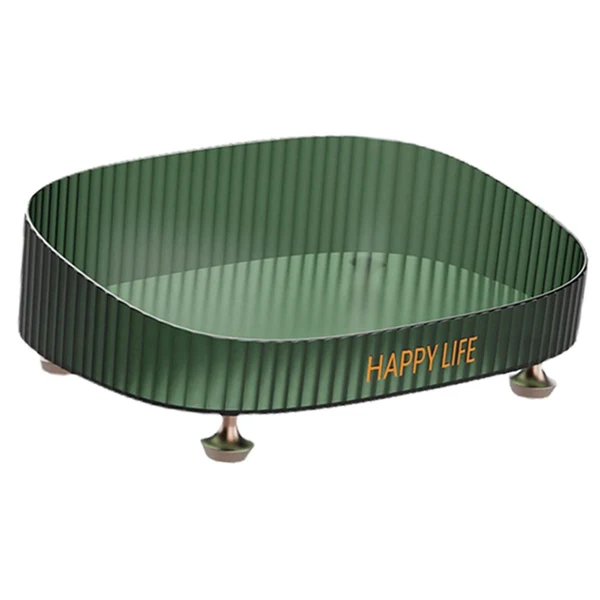 Dependable Maxbell Vanity Tray Decorative Box Jewelry Trinket Display Storage Organizer Green Crafted