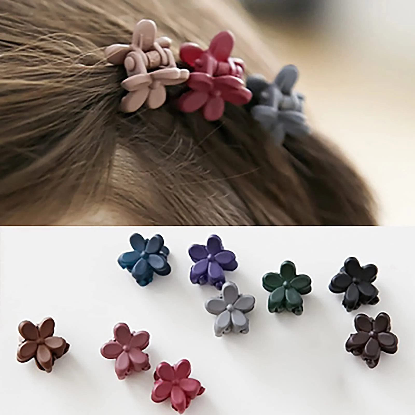 High-Grade 80 Piece Mini Hair Clips for Girls Cute Candy Colors Flower Hair Pins for Toddlers Bangs Kids Children and Women Hair Bangs Little Clips Accessories Artisan