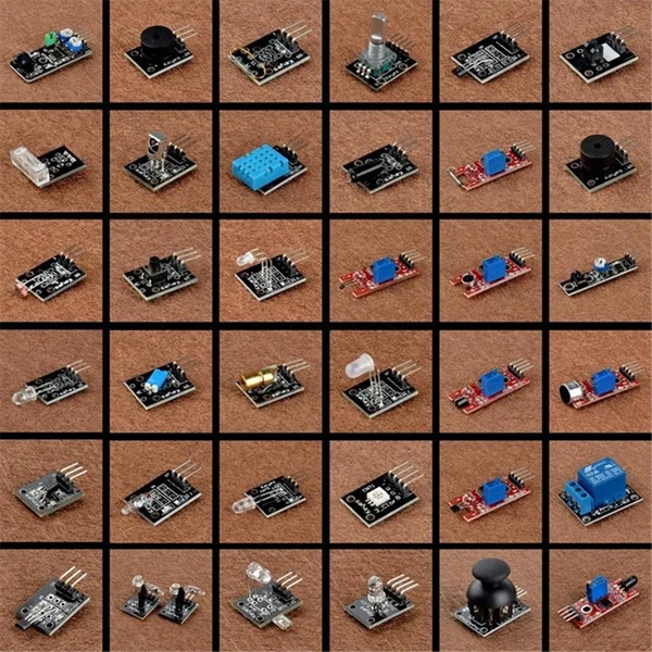 Excellent Maxbell 37in1 sensor kits DIY Arduino Learning Kit 37 sensor kit for Arduino DIY Expertly Made