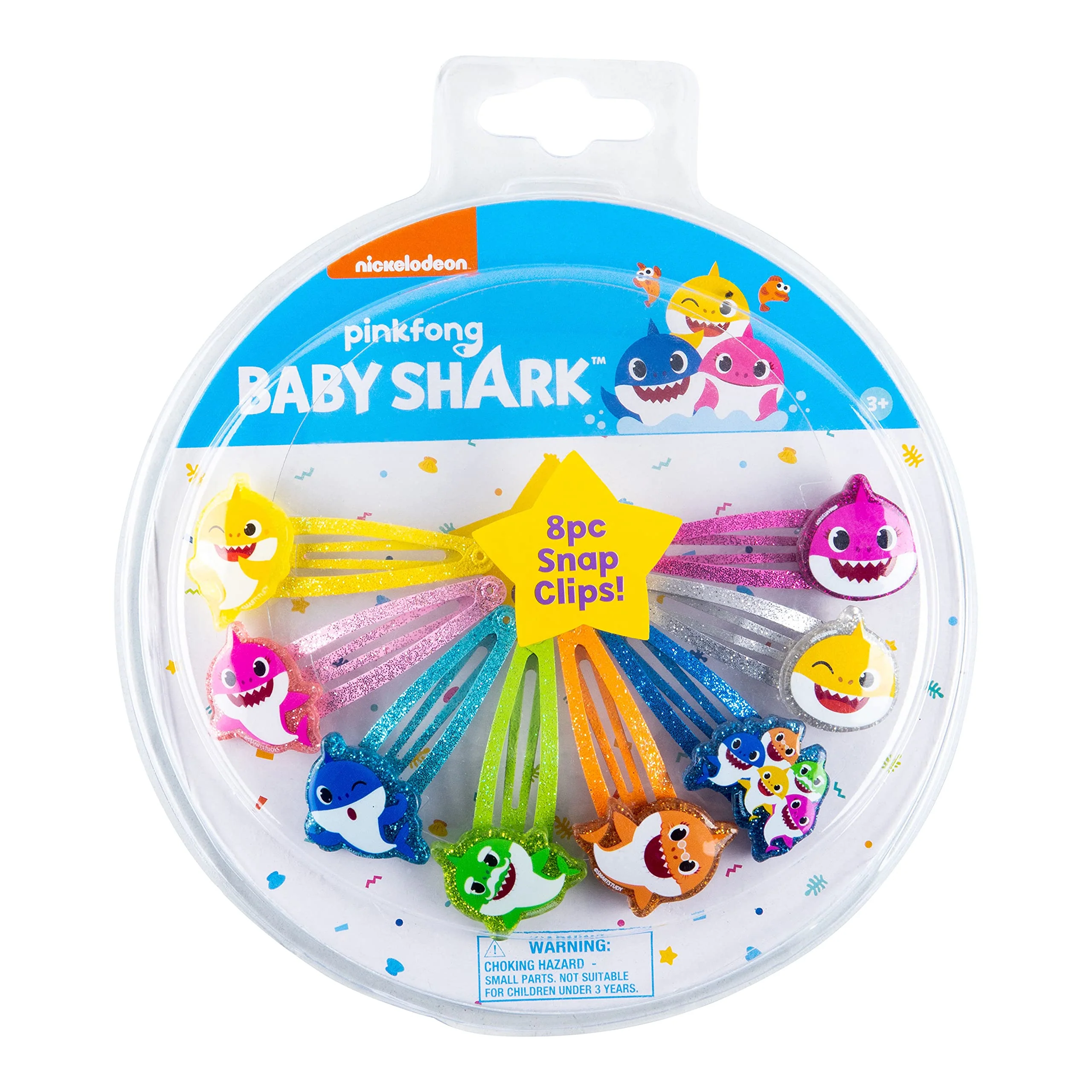 Superior Baby Shark Kids Hair Clips for Girls Snap Clips 8 Pack Multi Color Ages 3 Optimized