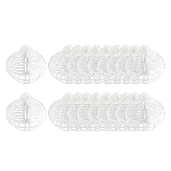 Traditional Maxbell Reusable 3D Face Inner Support Frame Nose Breathing Space 20 Pieces Effective
