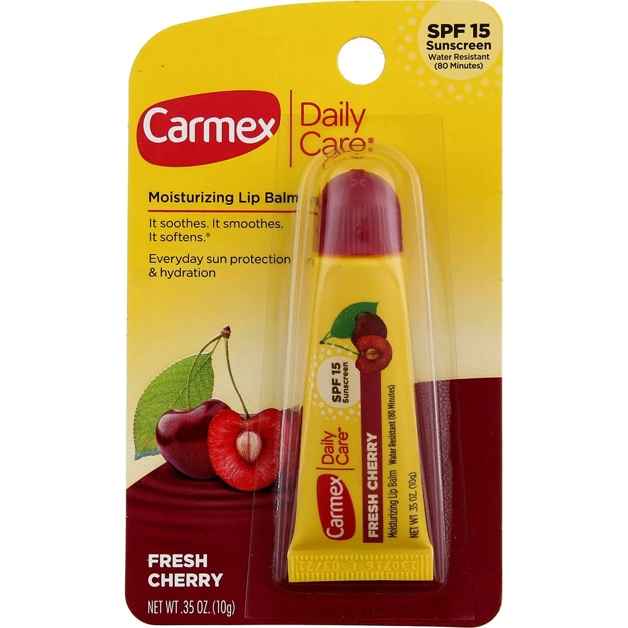 Next-Generation Carmex Click-Stick Moisturizing Lip Balm SPF 15 Cherry 0.15 oz Pack of 2 Efficient