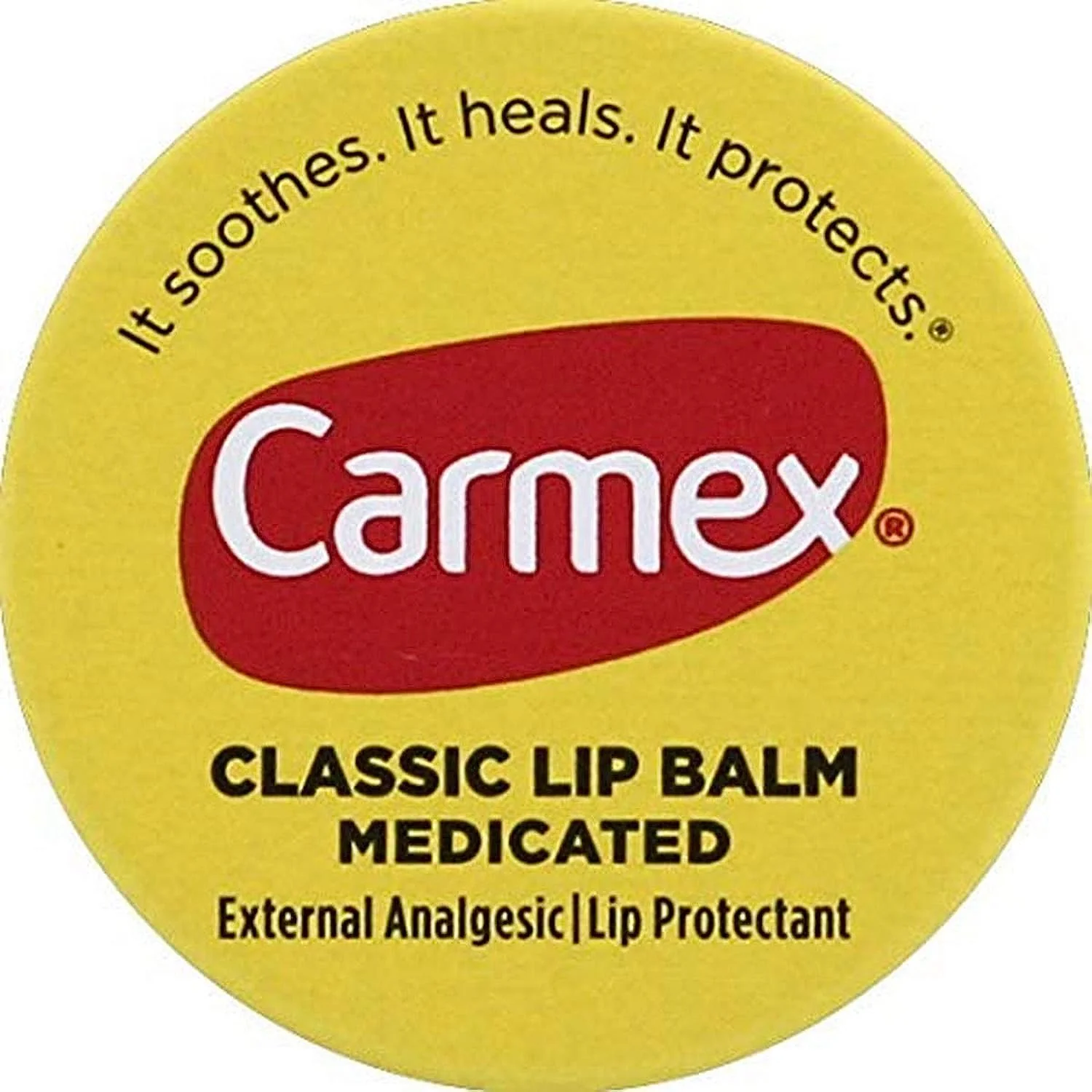 Enhanced Carmex Lip Balm Jar 0.25 Oz Safe