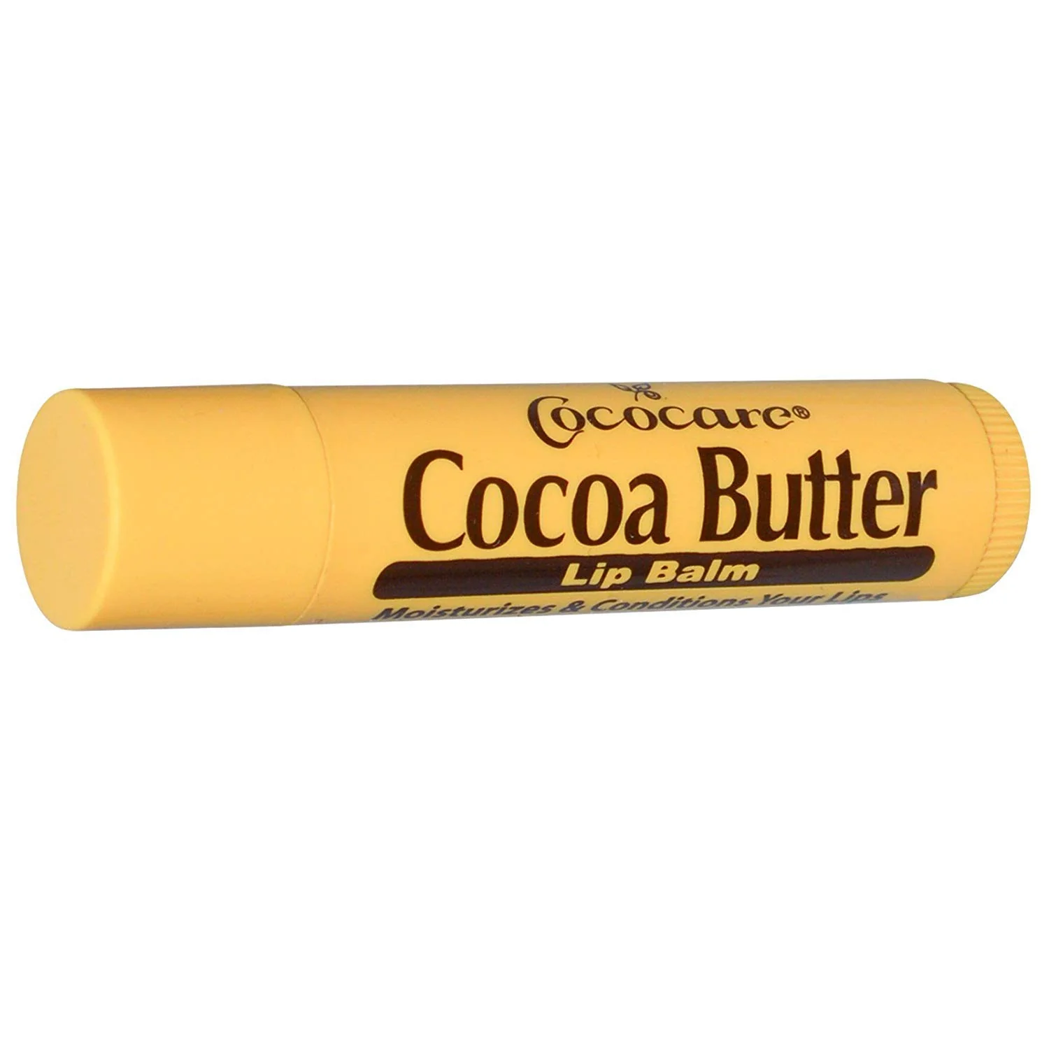 High-Quality Cococare Cocoa Butter Lip Balm - The Little Yellow Stick Enriched with Natural Cocoa Butter - Conditions Protects Lips with Hydrating Formula Expertly Made