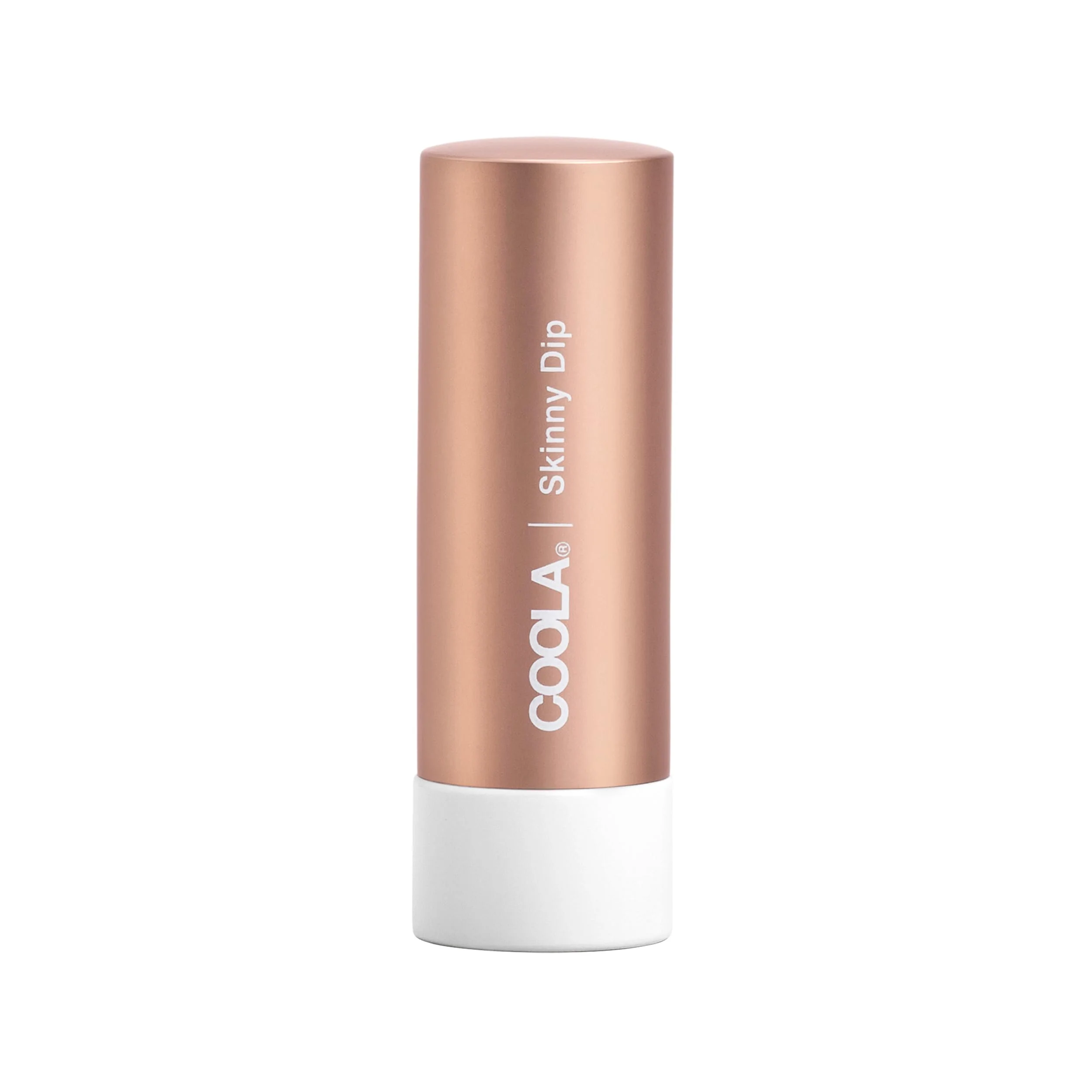 Original COOLA Organic Tinted Lip Balm Mineral Sunscreen with SPF 30 Dermatologist Tested Lip Care for Daily Protection Vegan Skinny Dip 0.15 Oz Pure