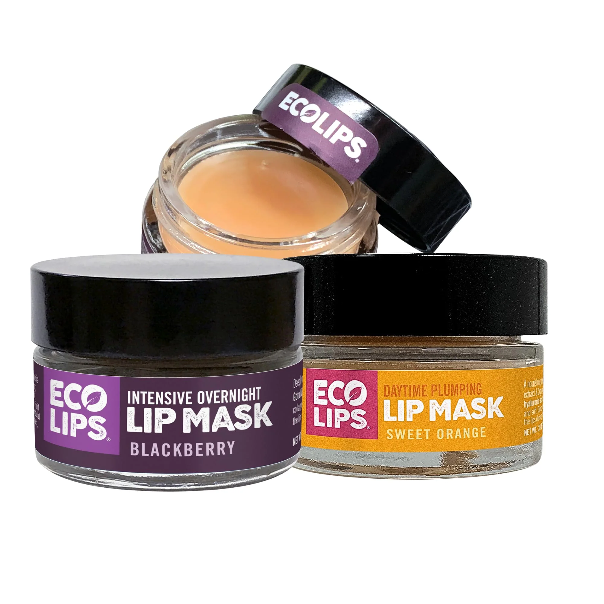 Elite Eco Lips Daily Plumping Lip Mask with Hyaluronic Acid Overnight Sustainable