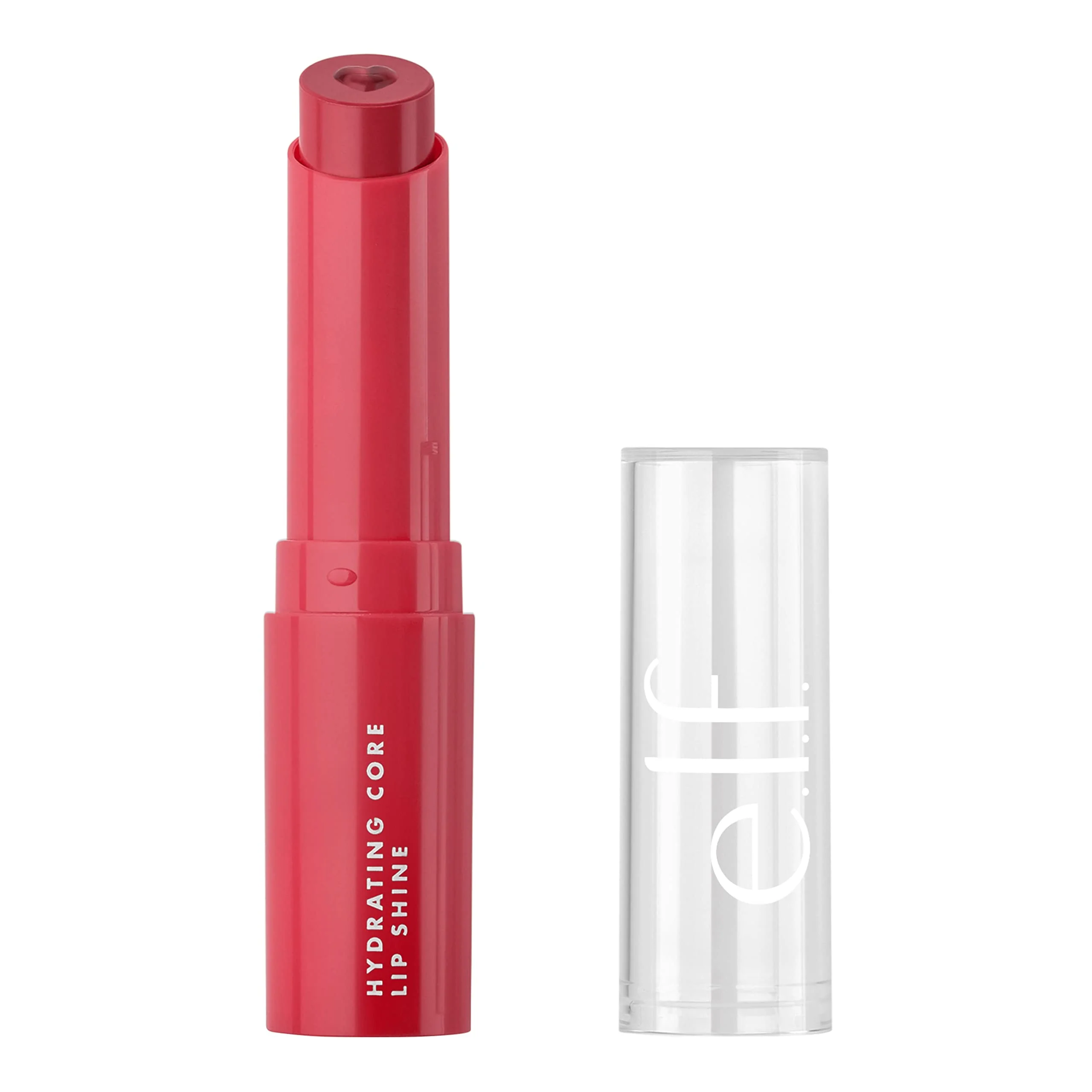 Expertly Made e.l.f. Hydrating Core Lip Shine Lip Balm For A Sheer Tint Of Color Soft Shine Infused With Moisturizing Vitamin E Vegan Cruelty- Lovely Exceptional