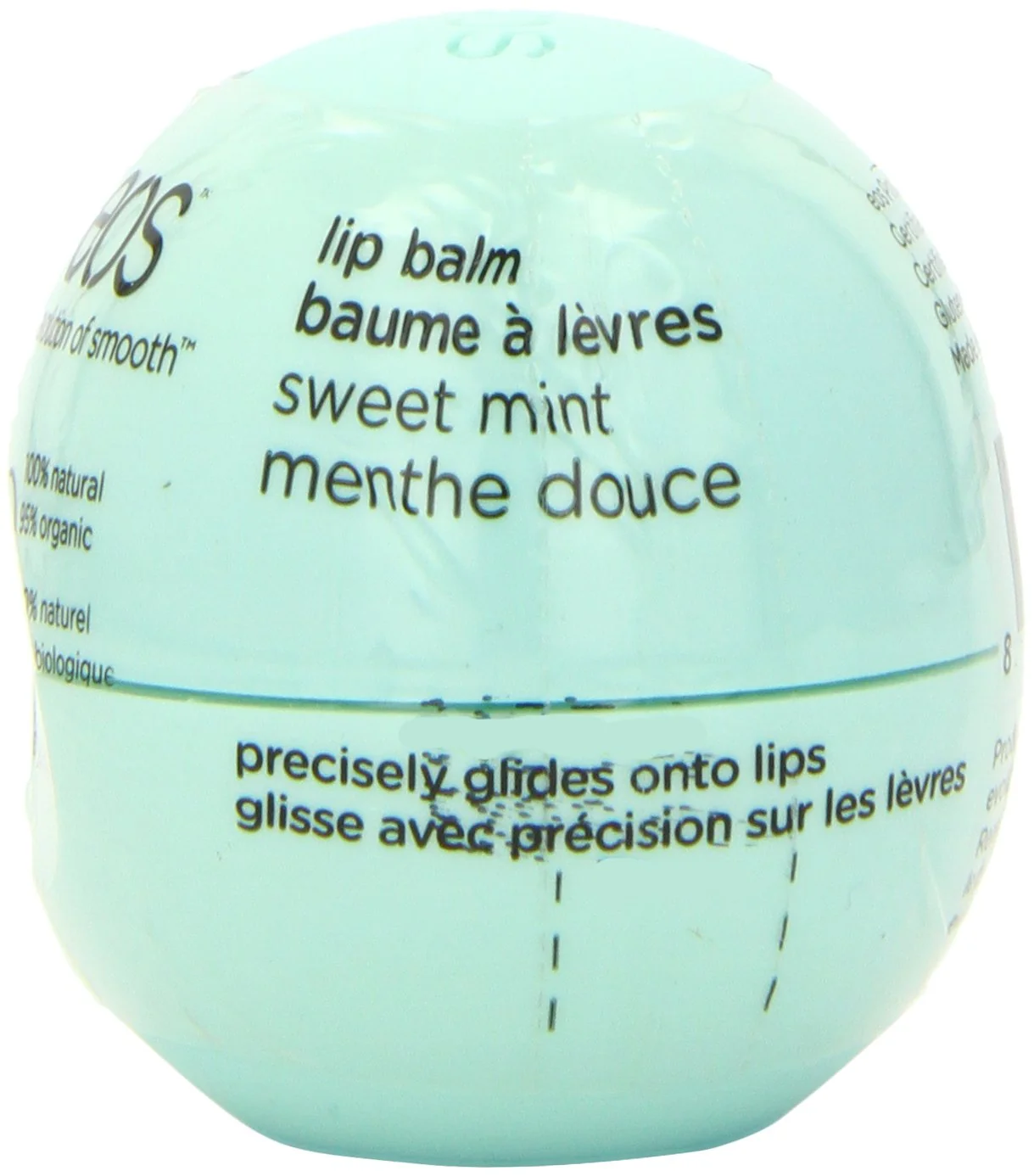 Official EOS Lip Balm Sweet Mint Smooth Sphere Pack of 8 High-Grade